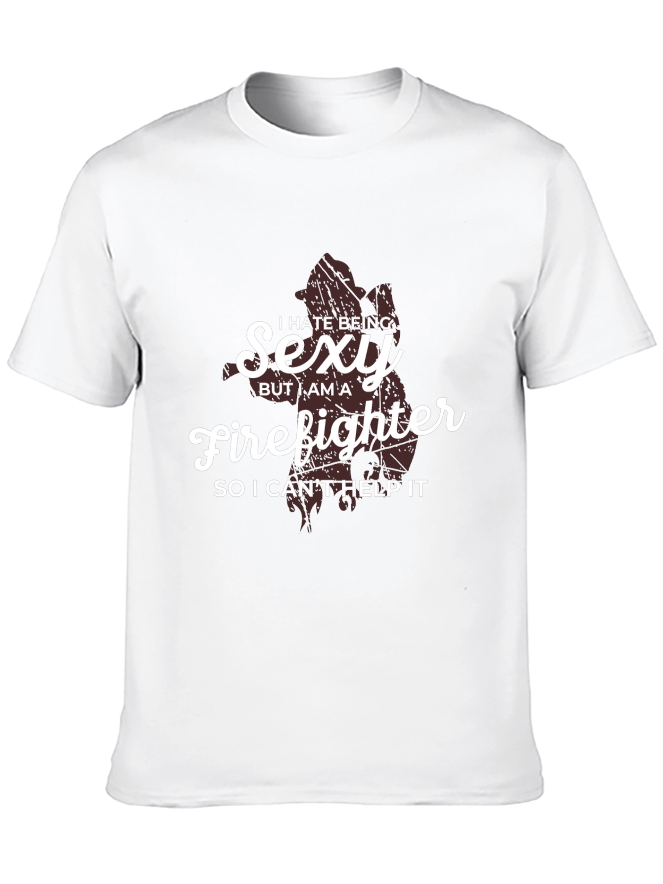 Sexy Firefighter Graphic Tee - Humorous Gift