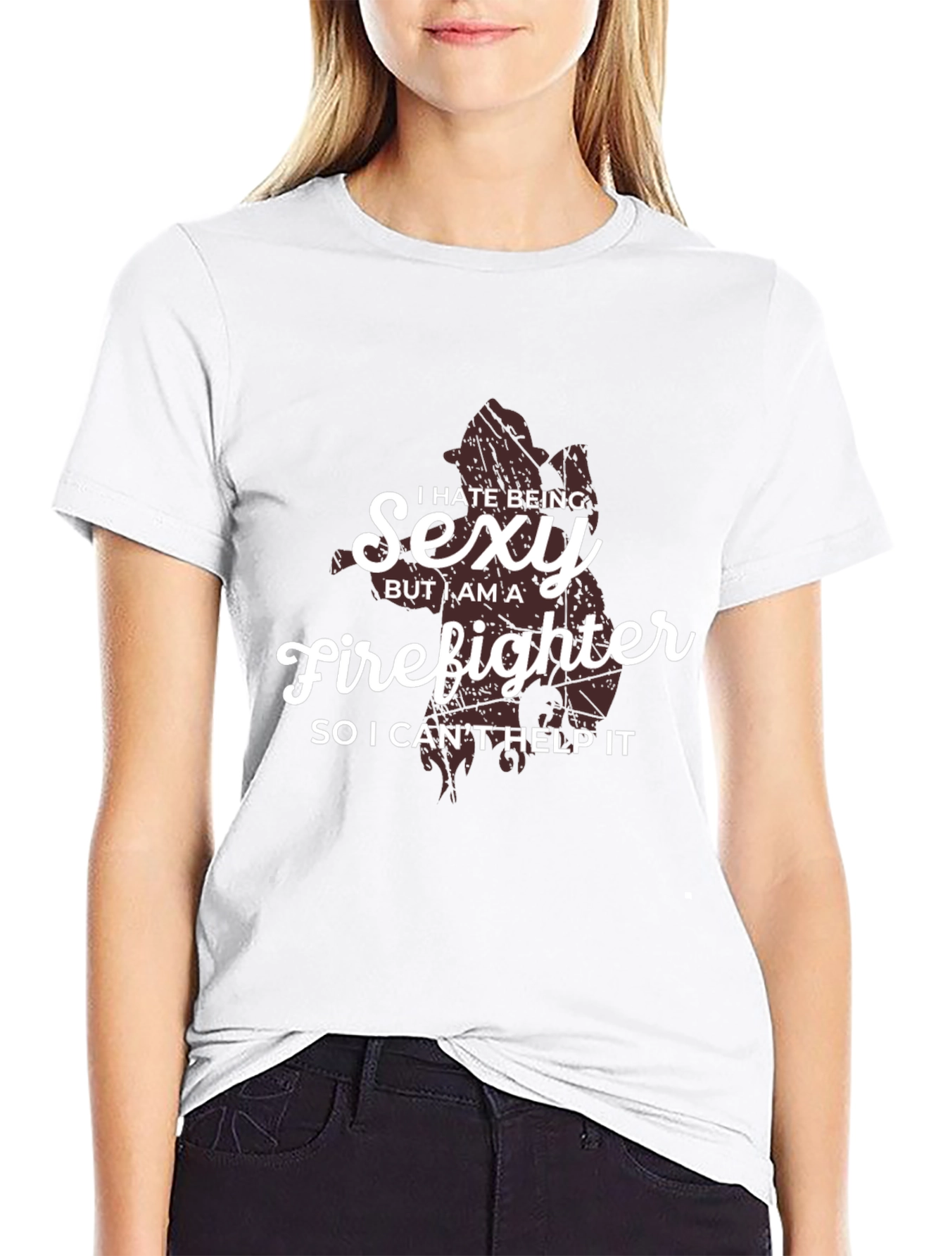 Sexy Firefighter Graphic Tee - Humorous Gift