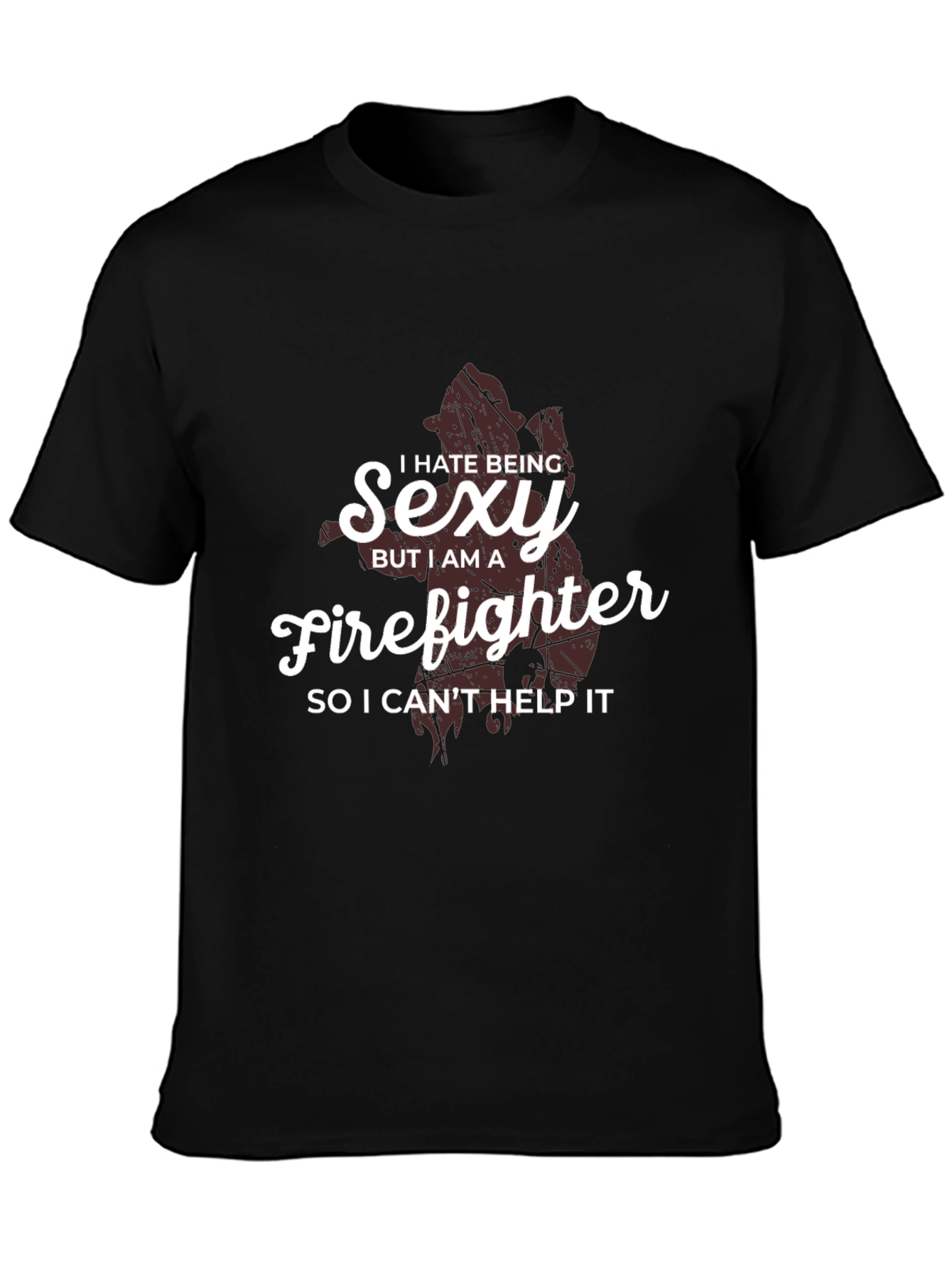 Sexy Firefighter Graphic Tee - Humorous Gift