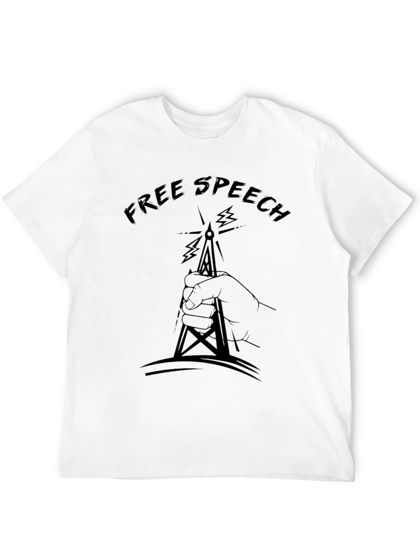 Free Speech Radio Tower Graphic Tee