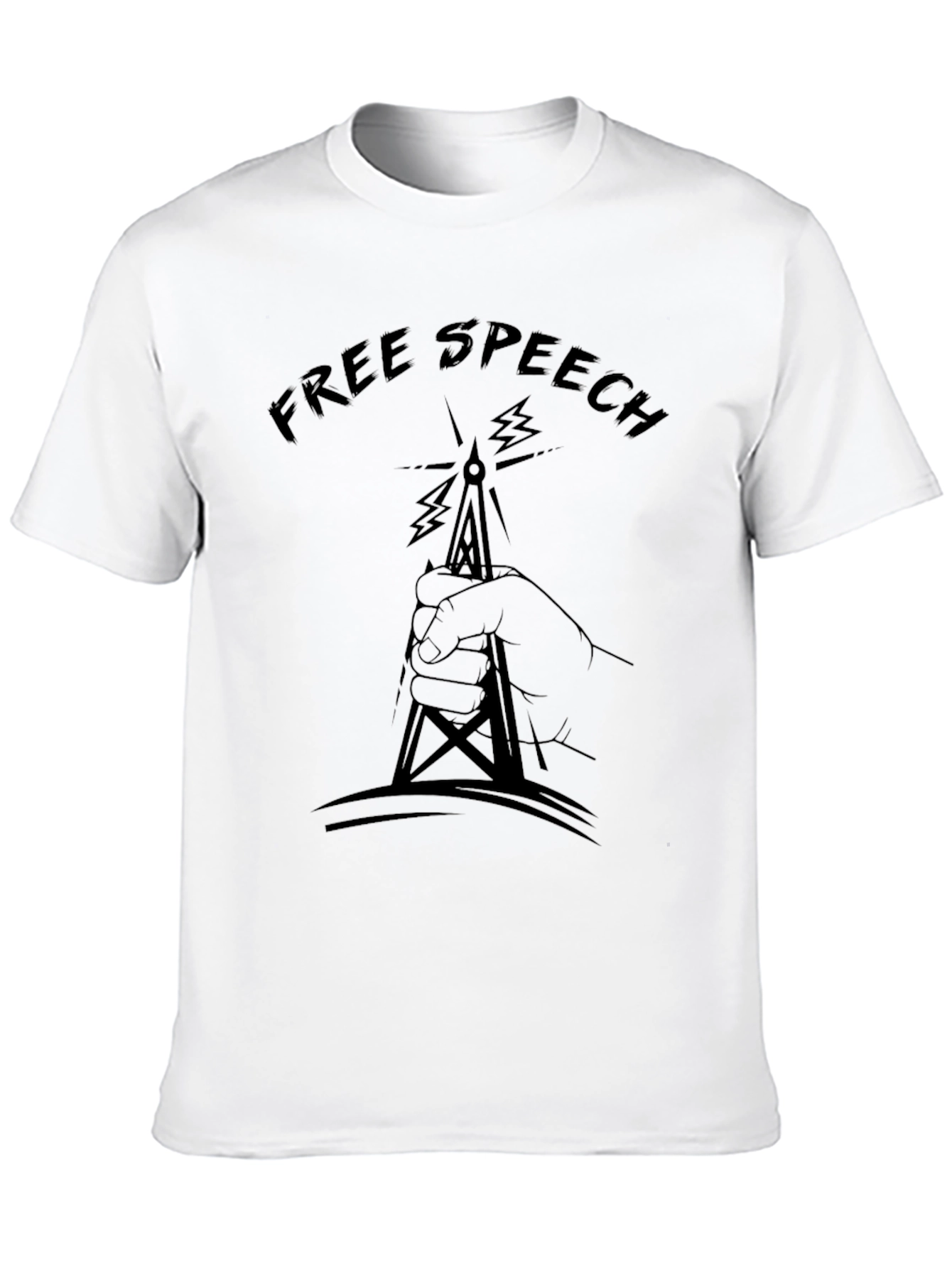 Free Speech Radio Tower Graphic Tee