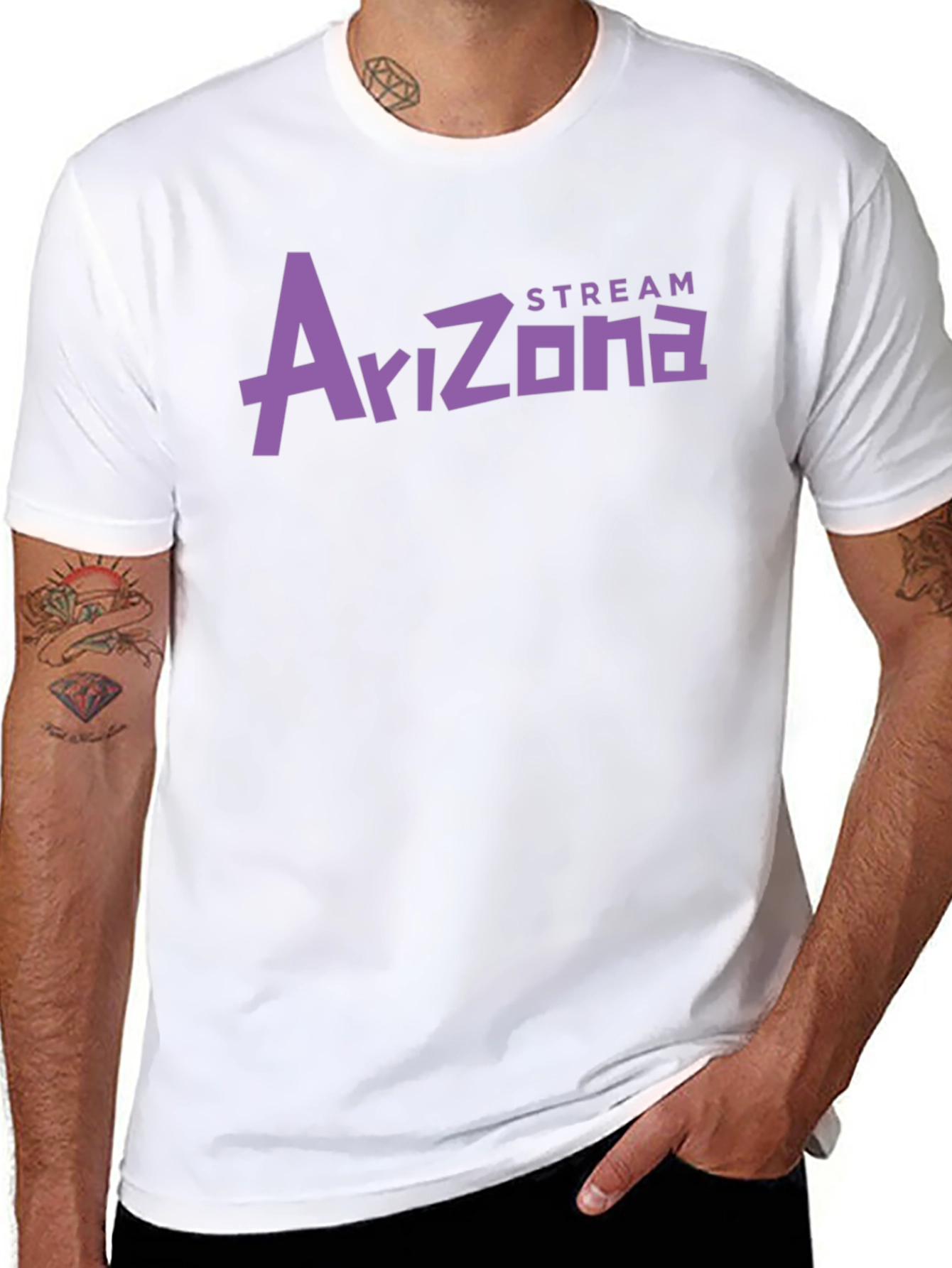 Stream Arizona Purple Graphic Tee