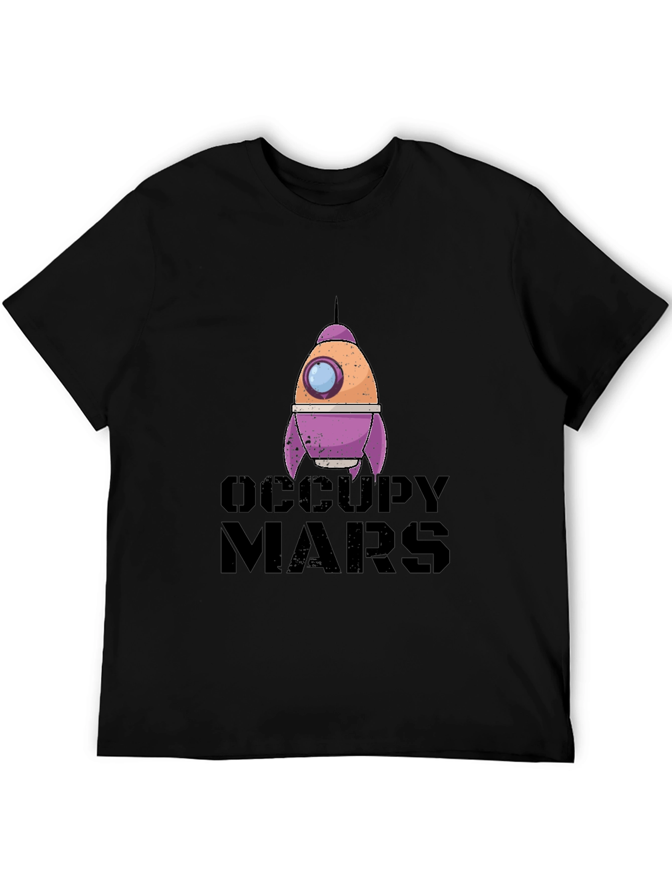 Occupy Mars Graphic Tee - Space Exploration T-Shirt