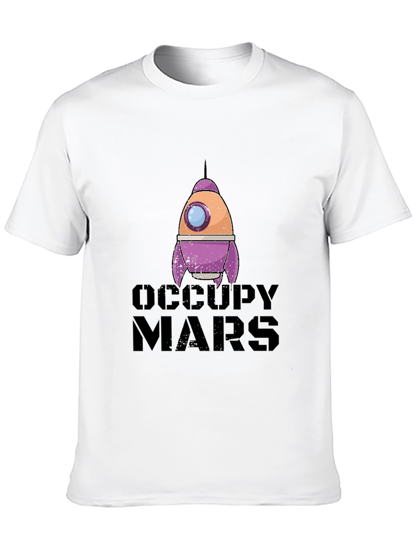 Occupy Mars Graphic Tee - Space Exploration T-Shirt