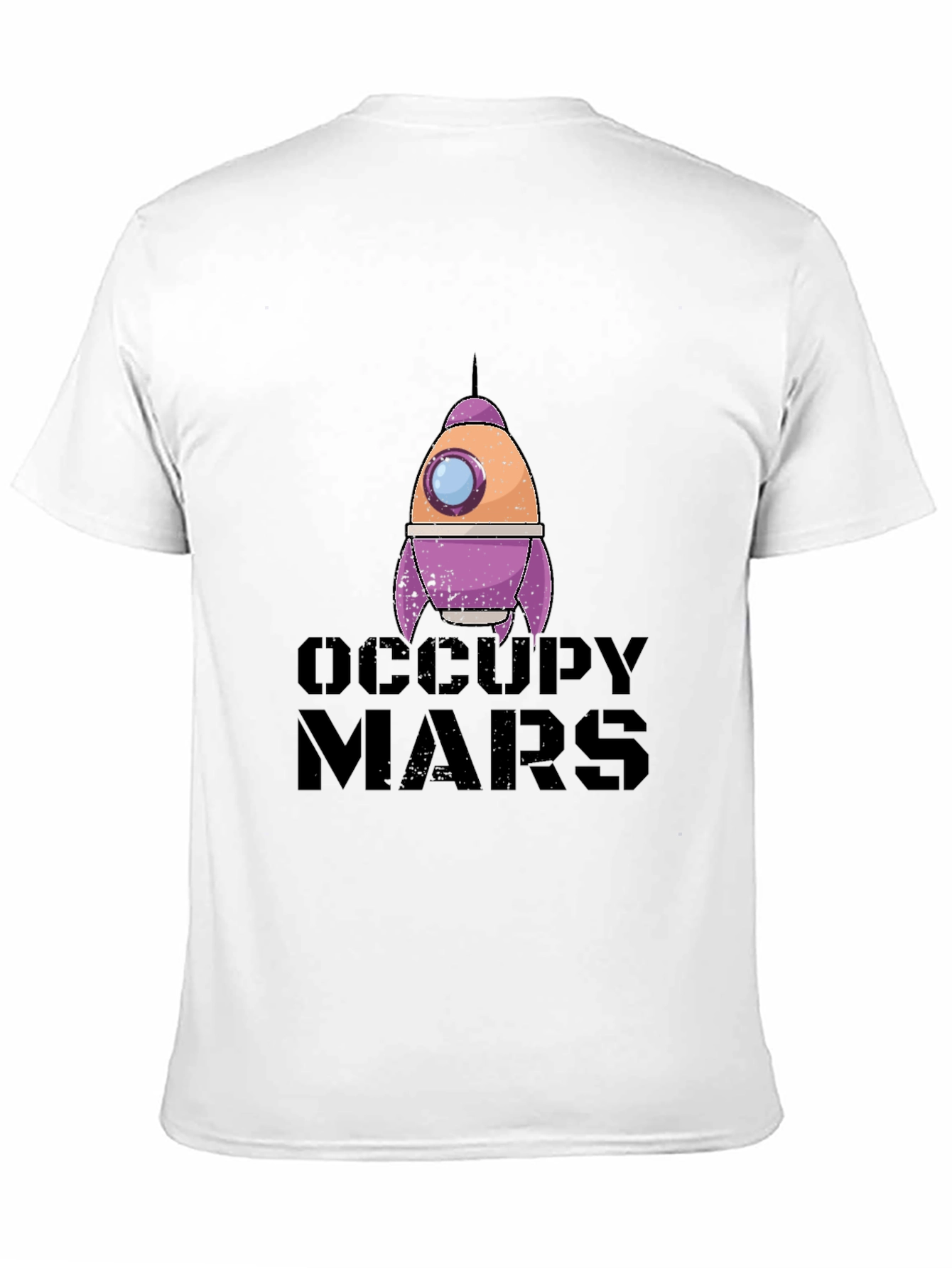 Occupy Mars Graphic Tee - Space Exploration T-Shirt
