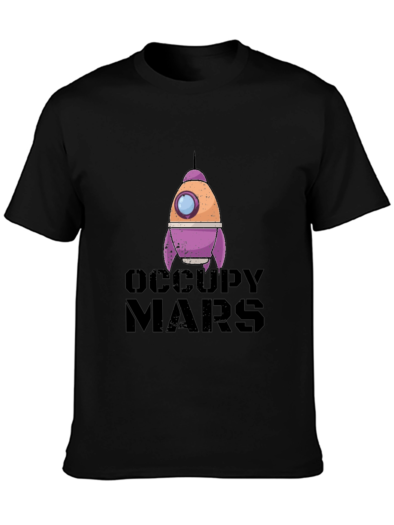 Occupy Mars Graphic Tee - Space Exploration T-Shirt