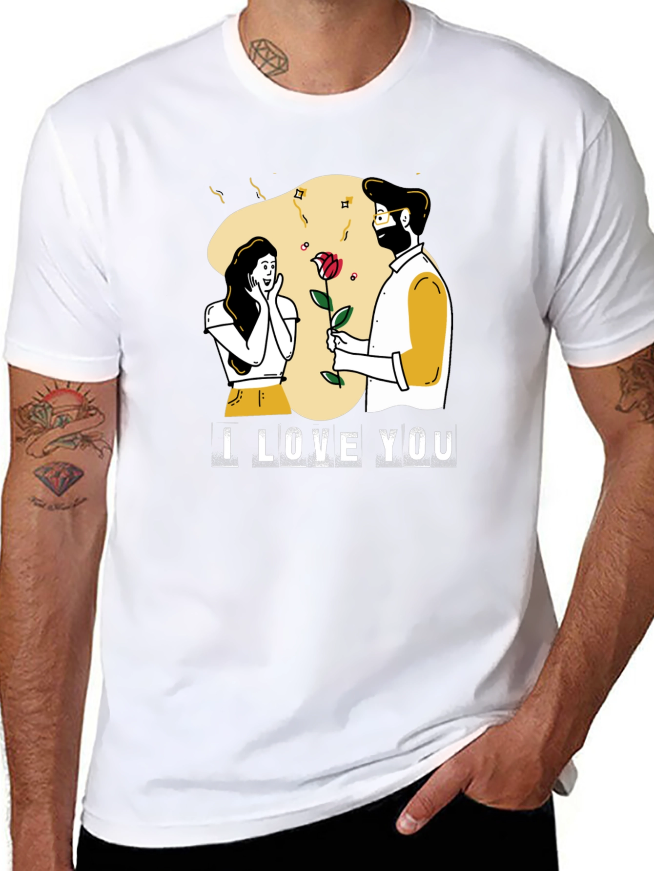 I Love You Graphic T-Shirt