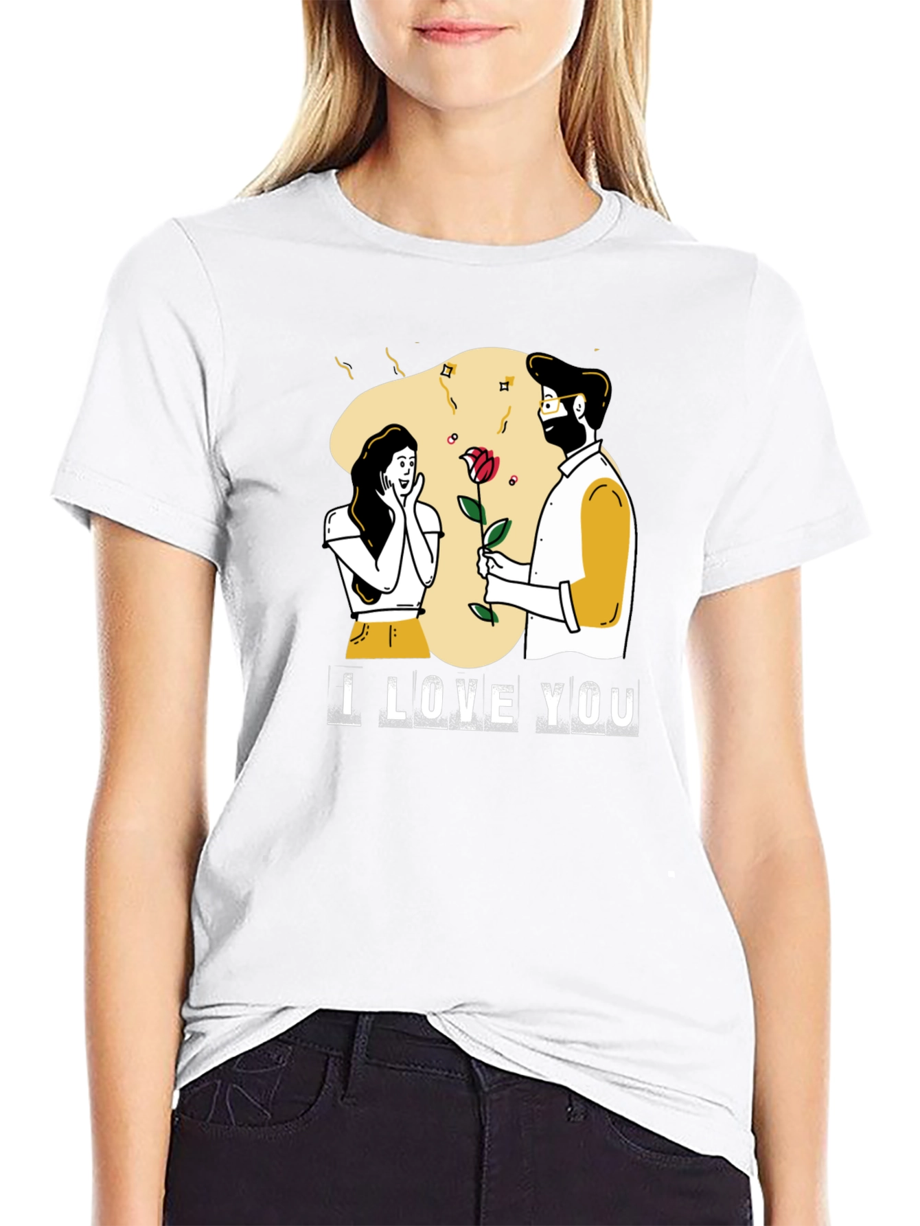 I Love You Graphic T-Shirt