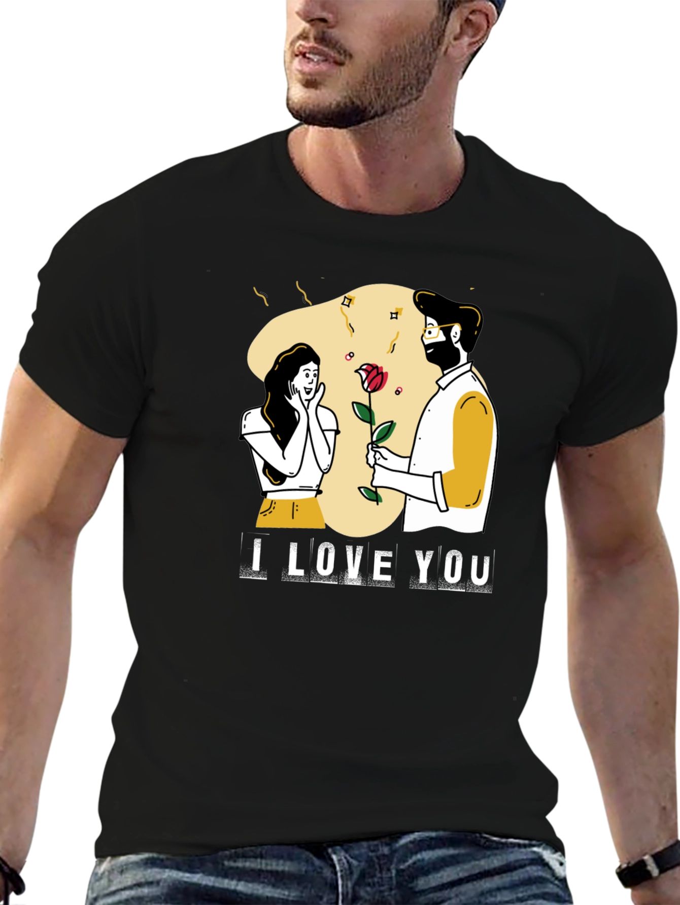 I Love You Graphic T-Shirt