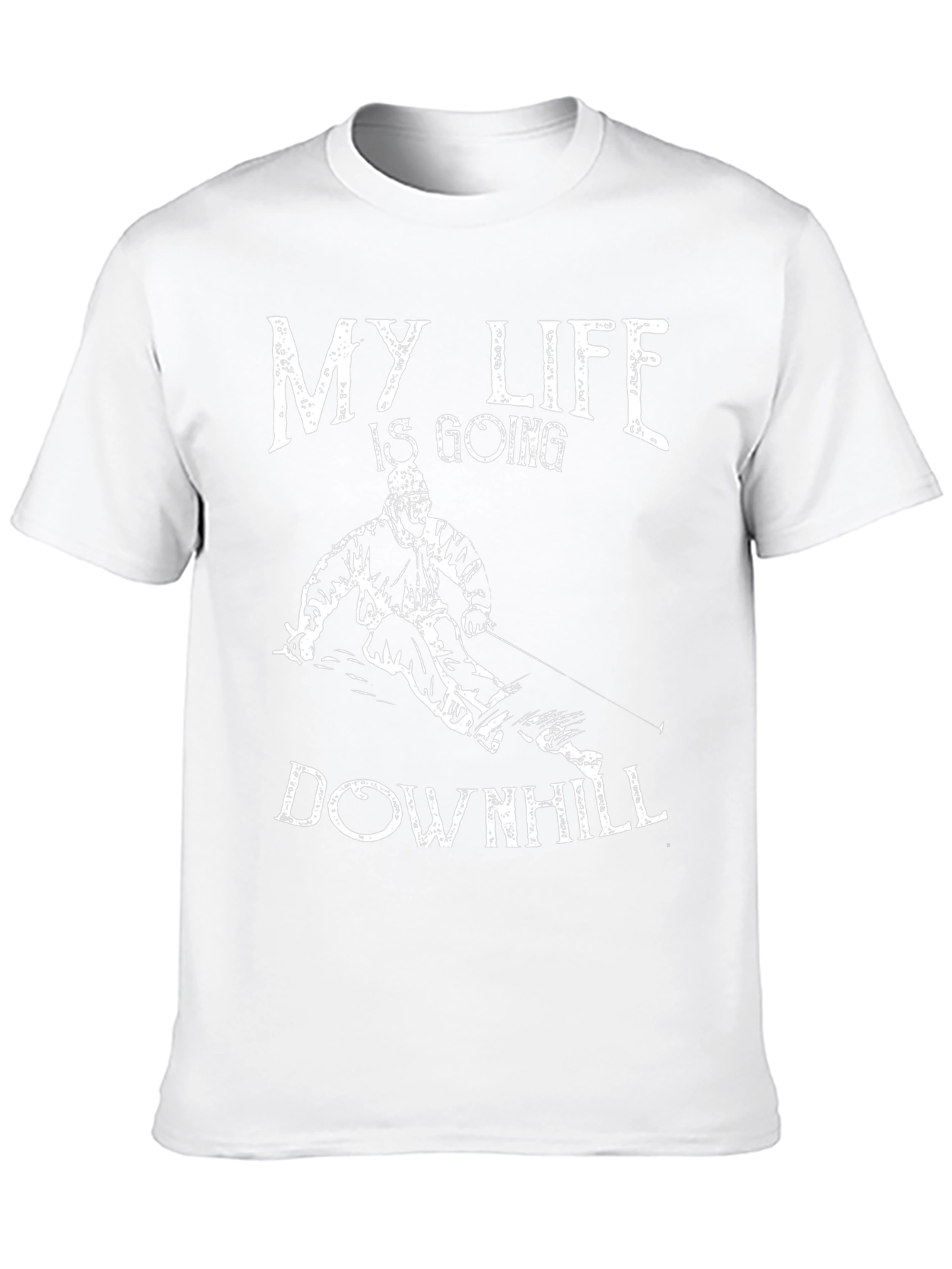 My Life is Going Downhill Ski T-Shirt