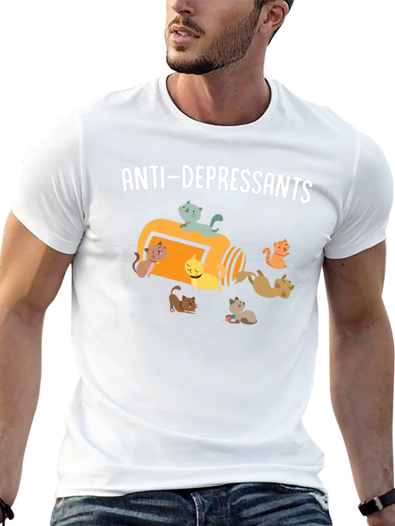 Anti-Depressants Cats T-Shirt