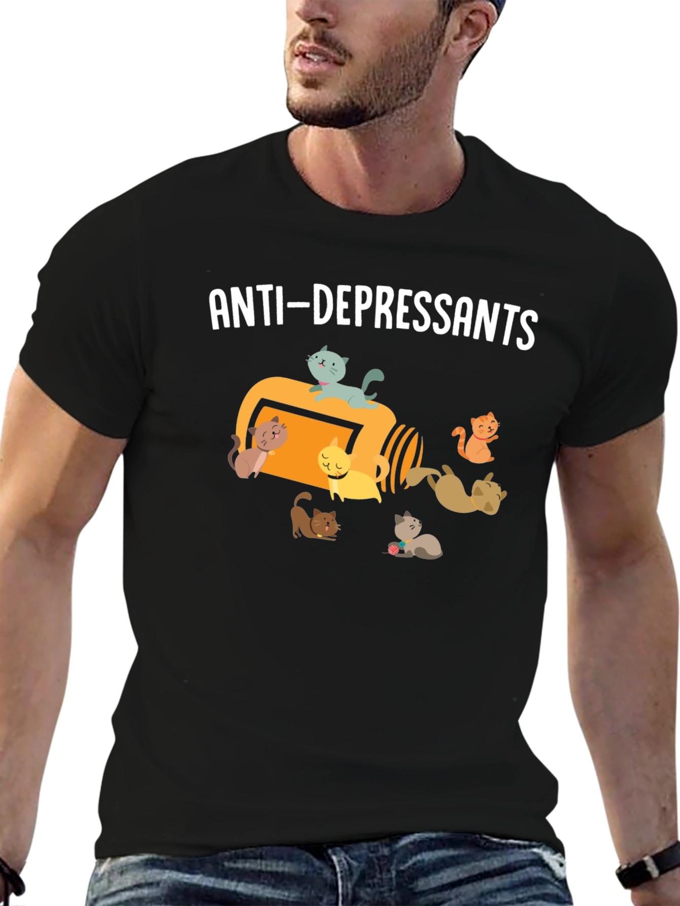 Anti-Depressants Cats T-Shirt