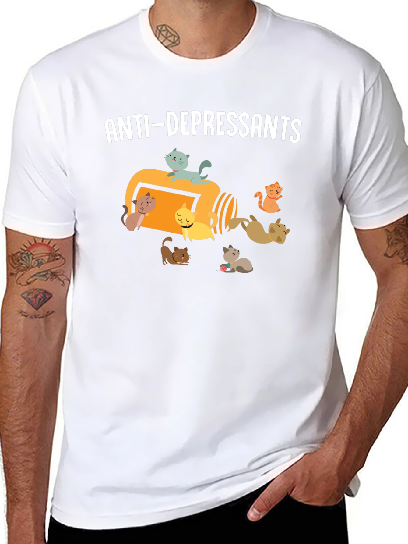 Anti-Depressants Cats T-Shirt