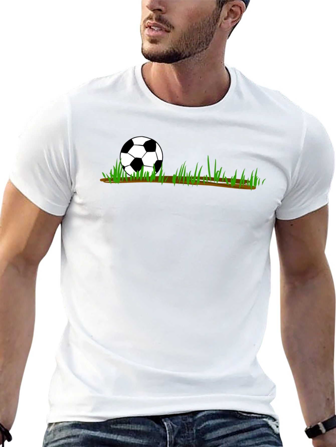 Soccer Ball Graphic Tee - Classic Black T-Shirt