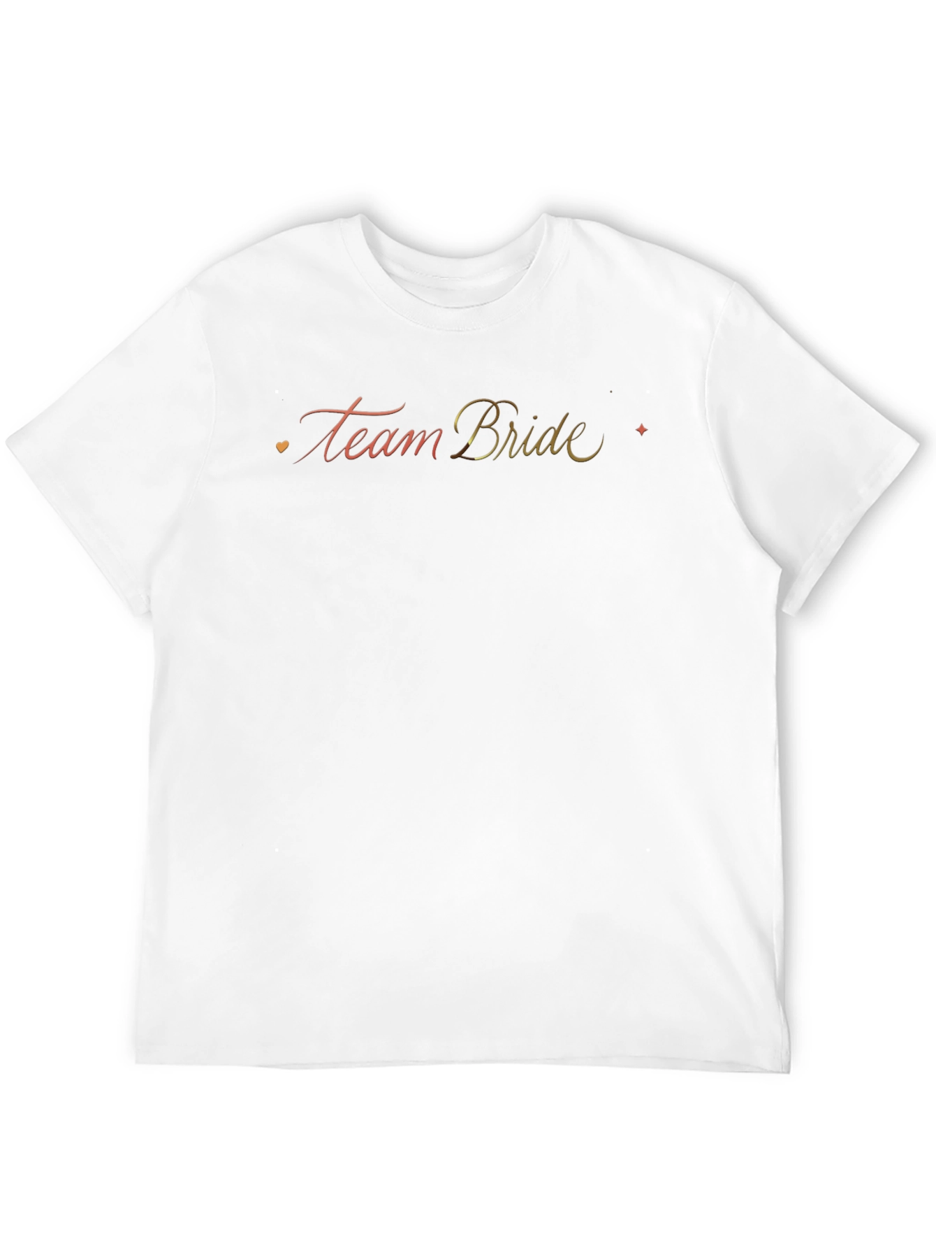 Team Bride Black T-Shirt