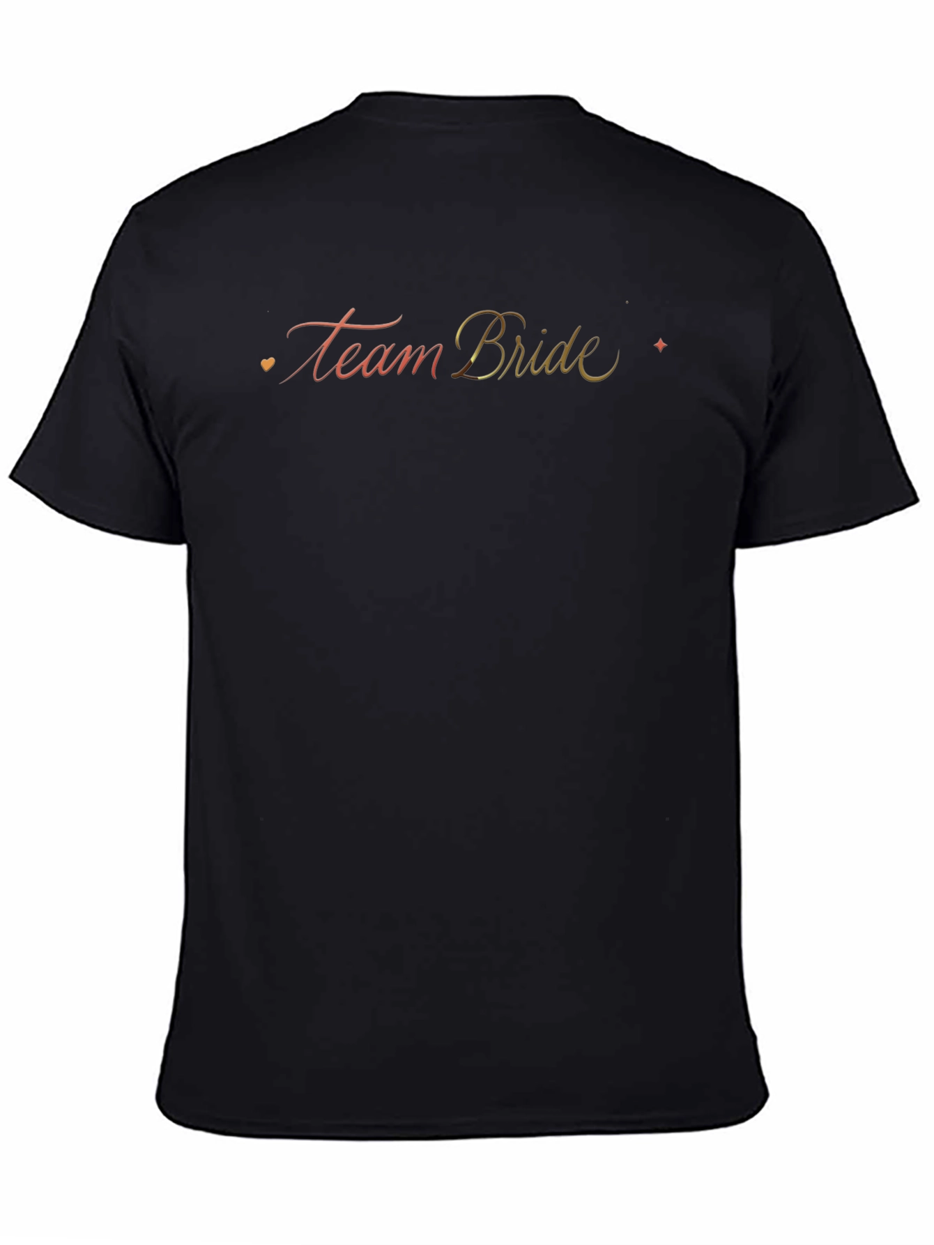 Team Bride Black T-Shirt