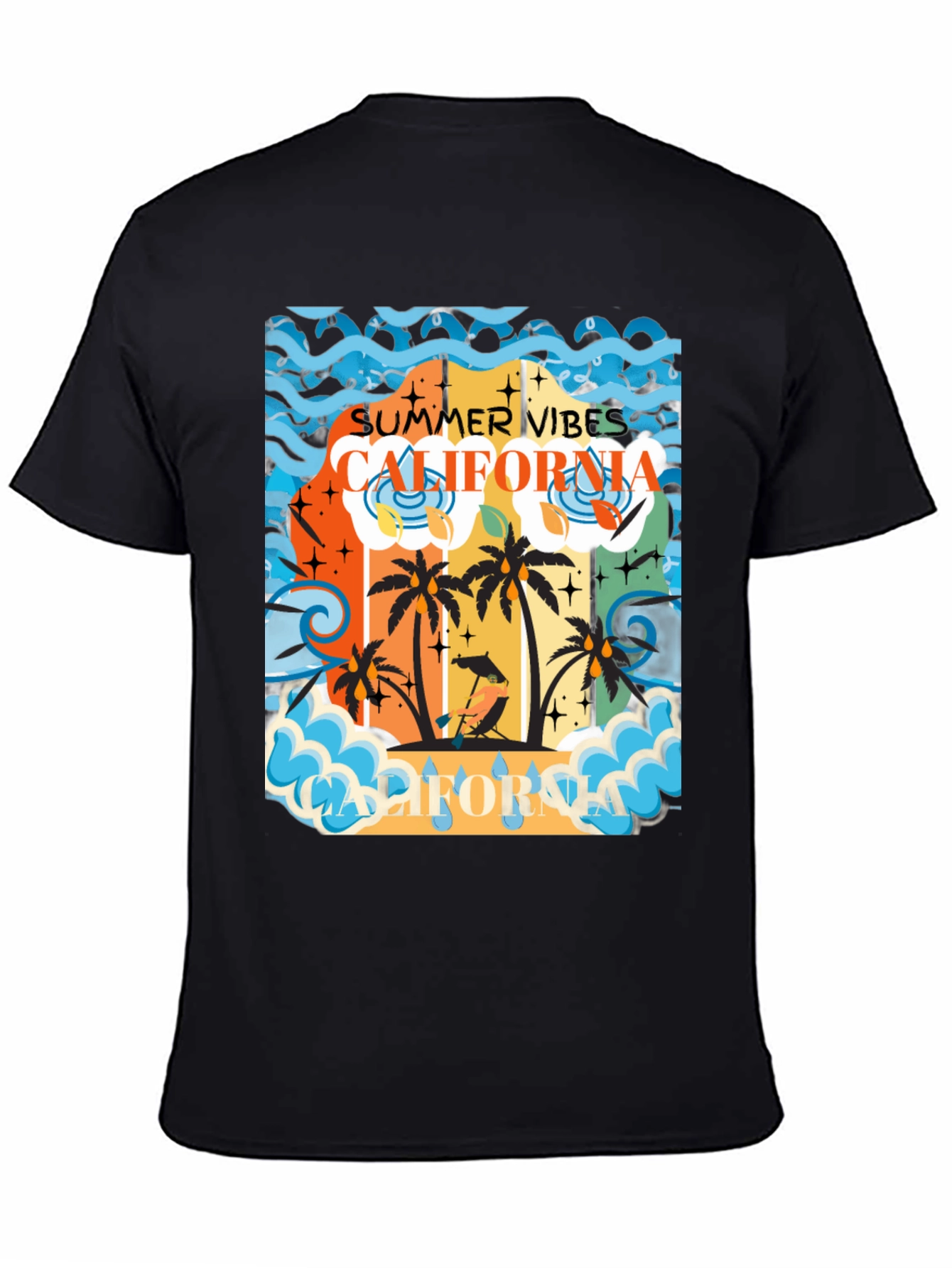 California Summer Vibes Graphic Tee