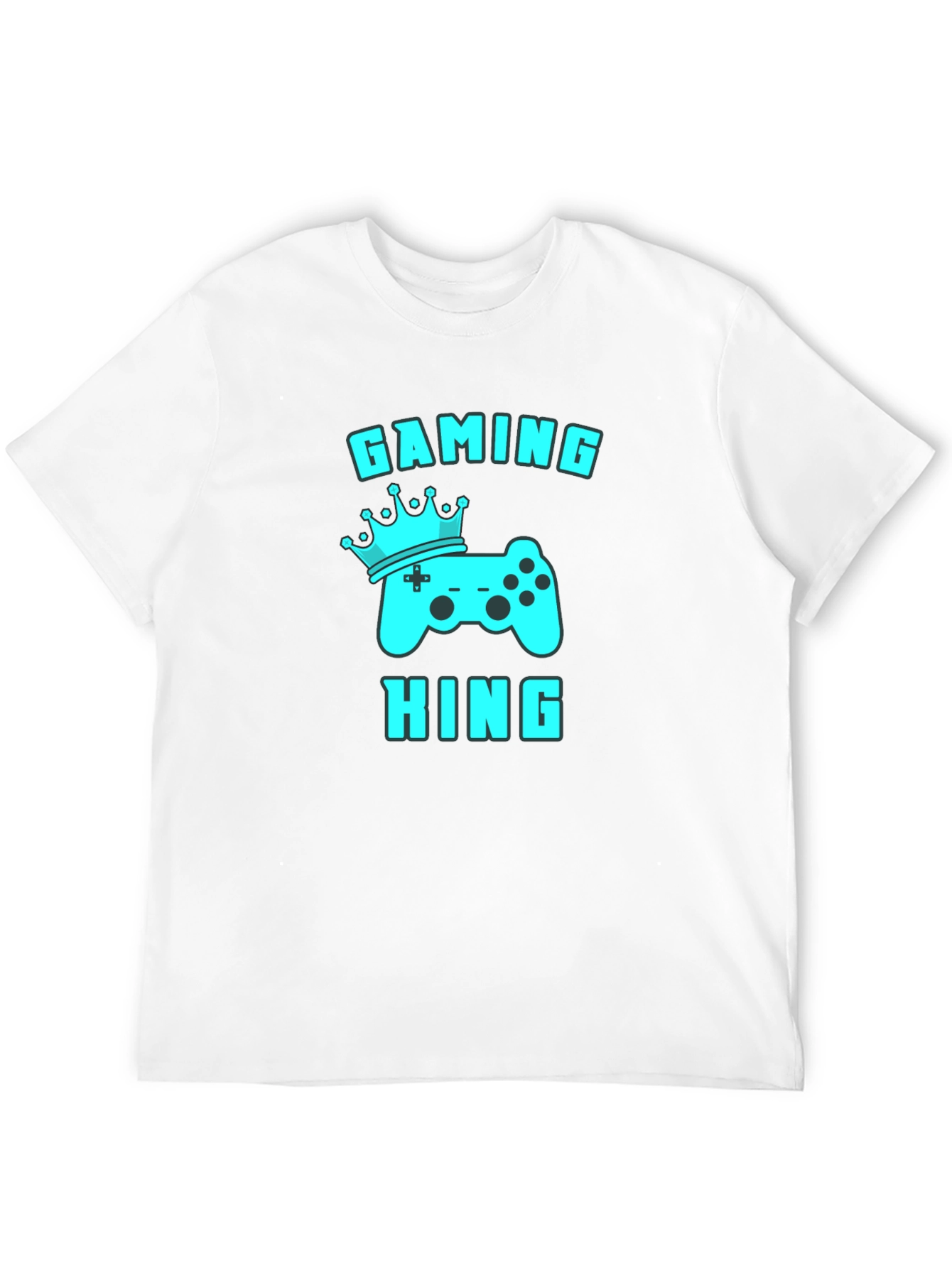Gaming King Black T-Shirt - Gamer Apparel