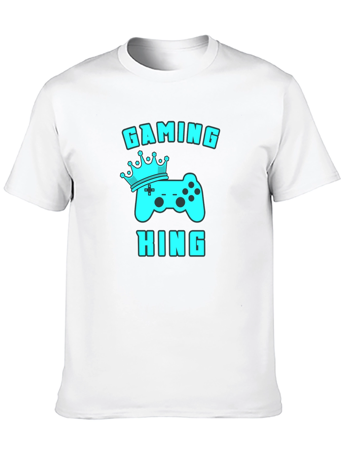 Gaming King Black T-Shirt - Gamer Apparel
