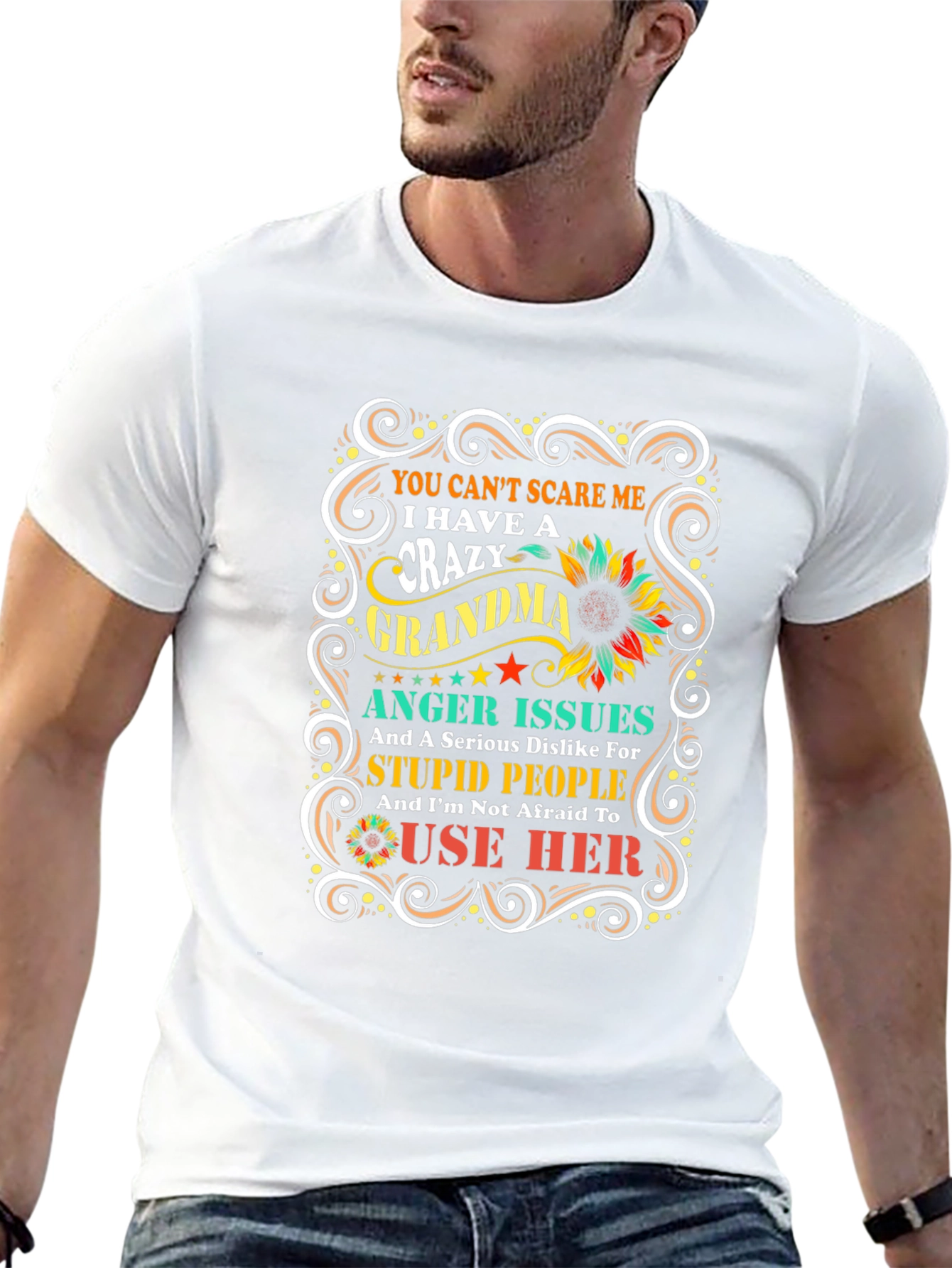 Crazy Grandma T-Shirt - Novelty Graphic Tee
