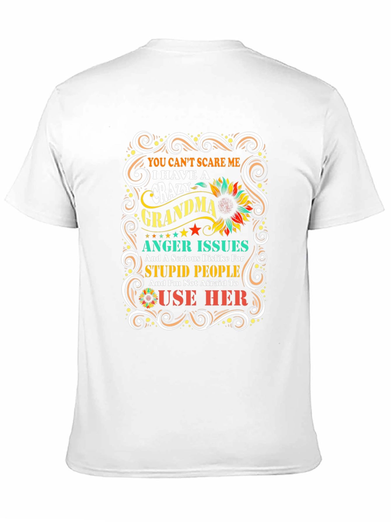 Crazy Grandma T-Shirt - Novelty Graphic Tee