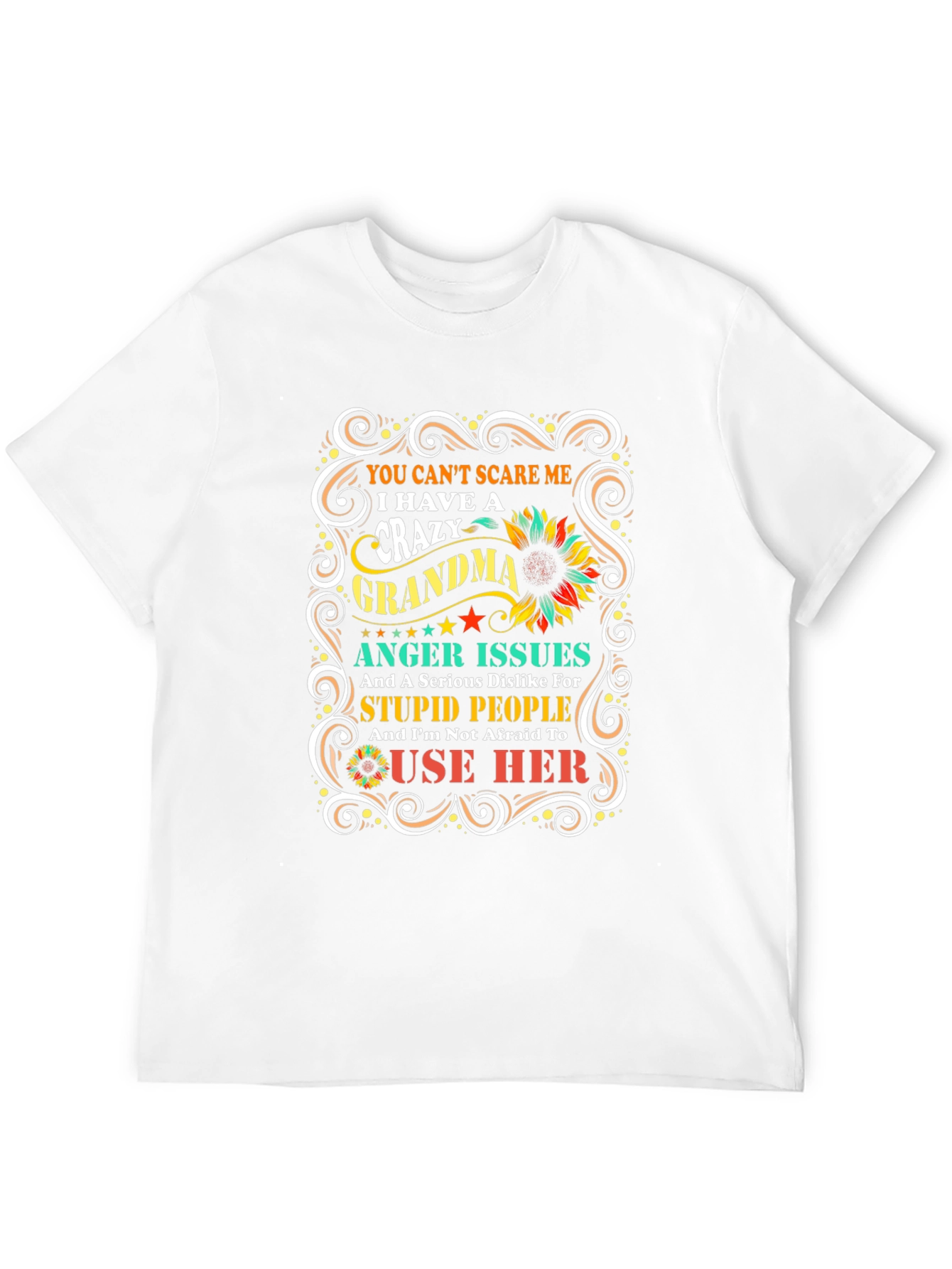 Crazy Grandma T-Shirt - Novelty Graphic Tee