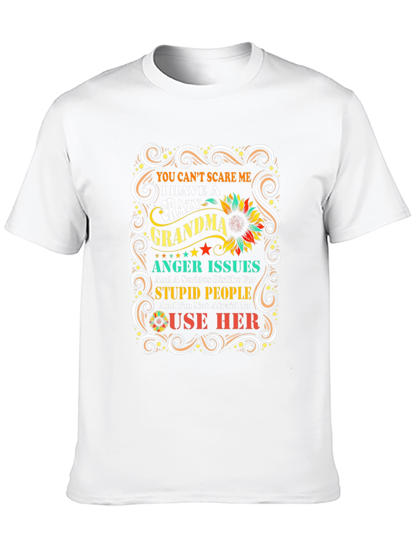 Crazy Grandma T-Shirt - Novelty Graphic Tee