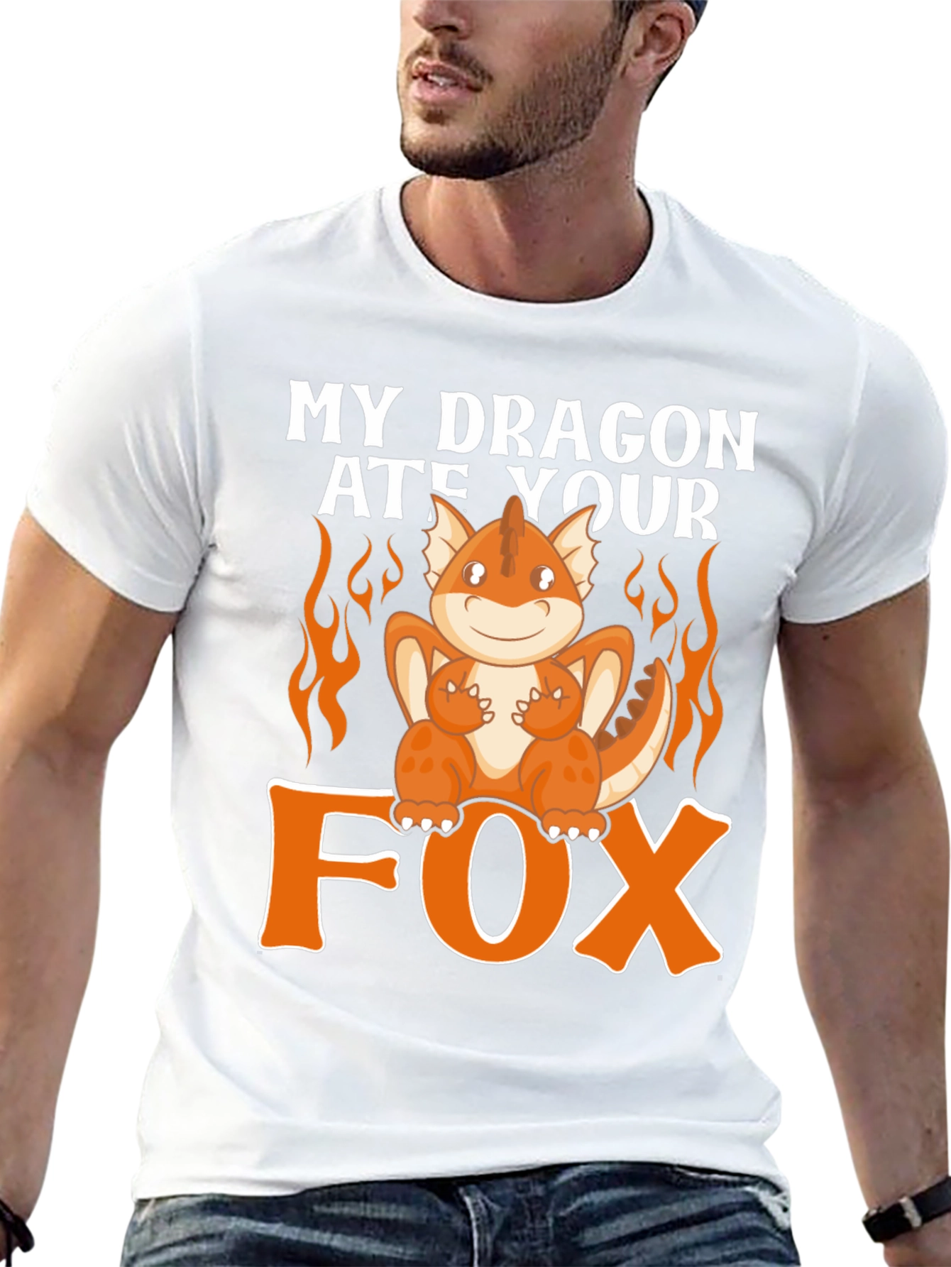 My Dragon Ate Your Fox Funny T-Shirt