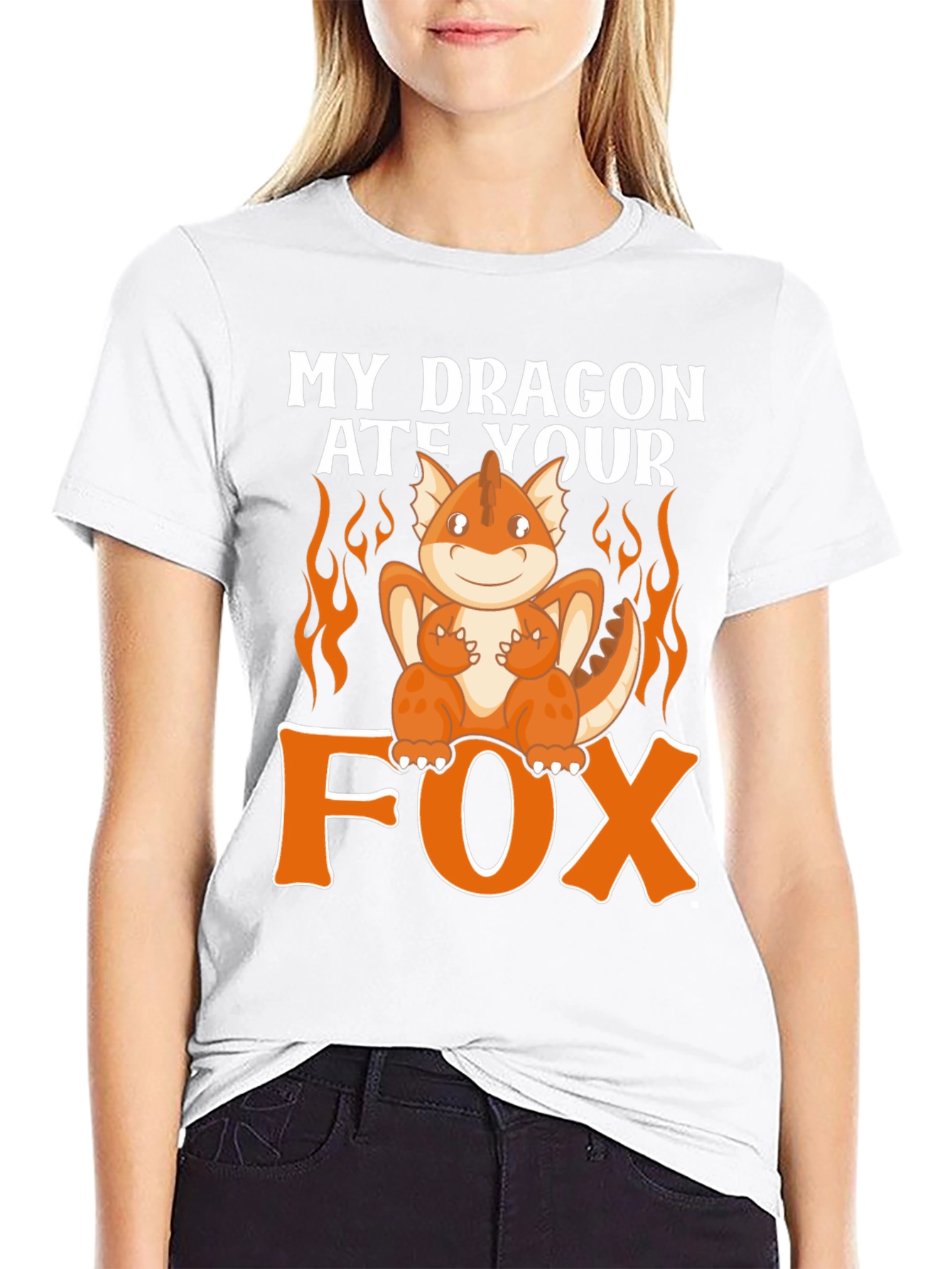 My Dragon Ate Your Fox Funny T-Shirt