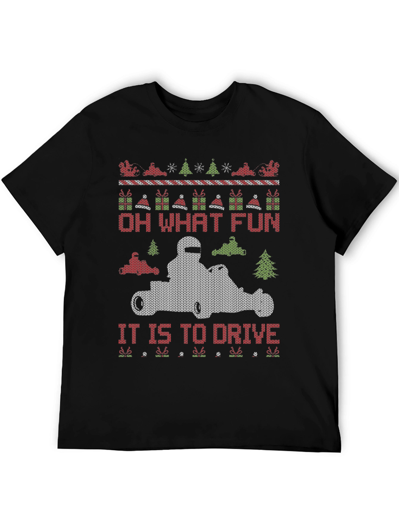 Oh What Fun to Drive Christmas Sweater T-Shirt