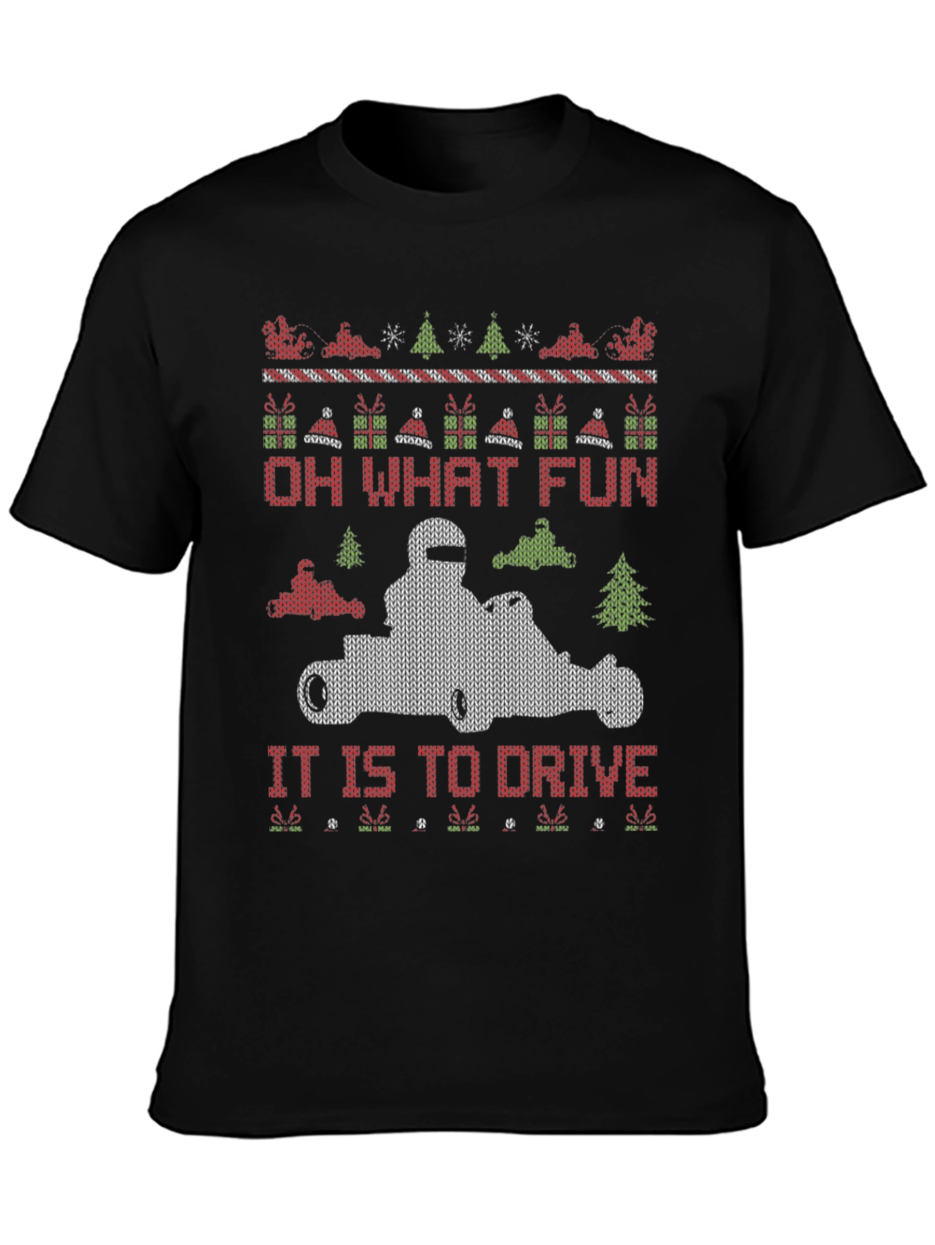 Oh What Fun to Drive Christmas Sweater T-Shirt