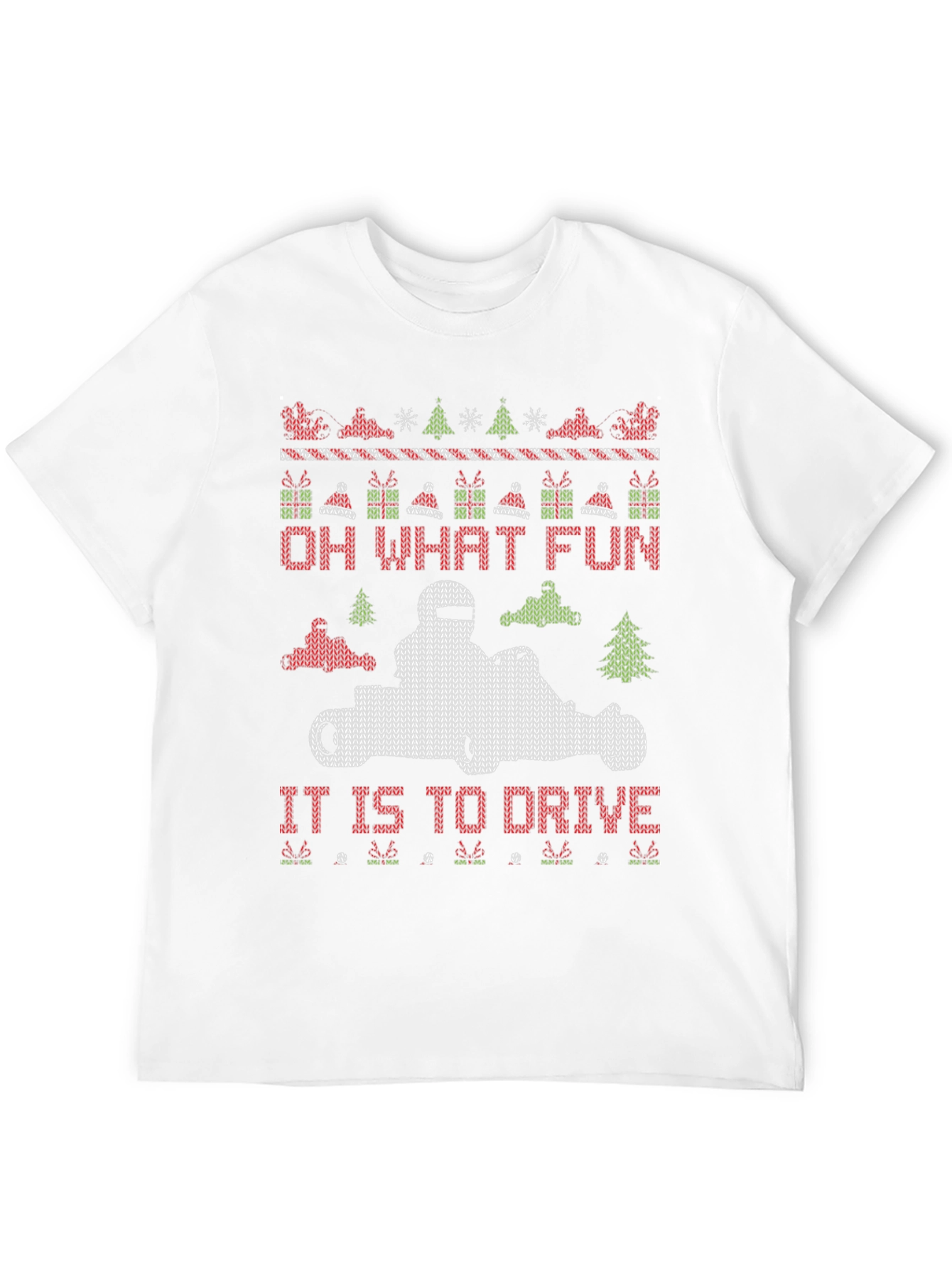 Oh What Fun to Drive Christmas Sweater T-Shirt