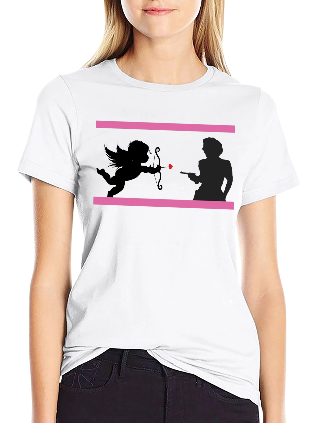 Cupid & Gangster Valentine T-Shirt