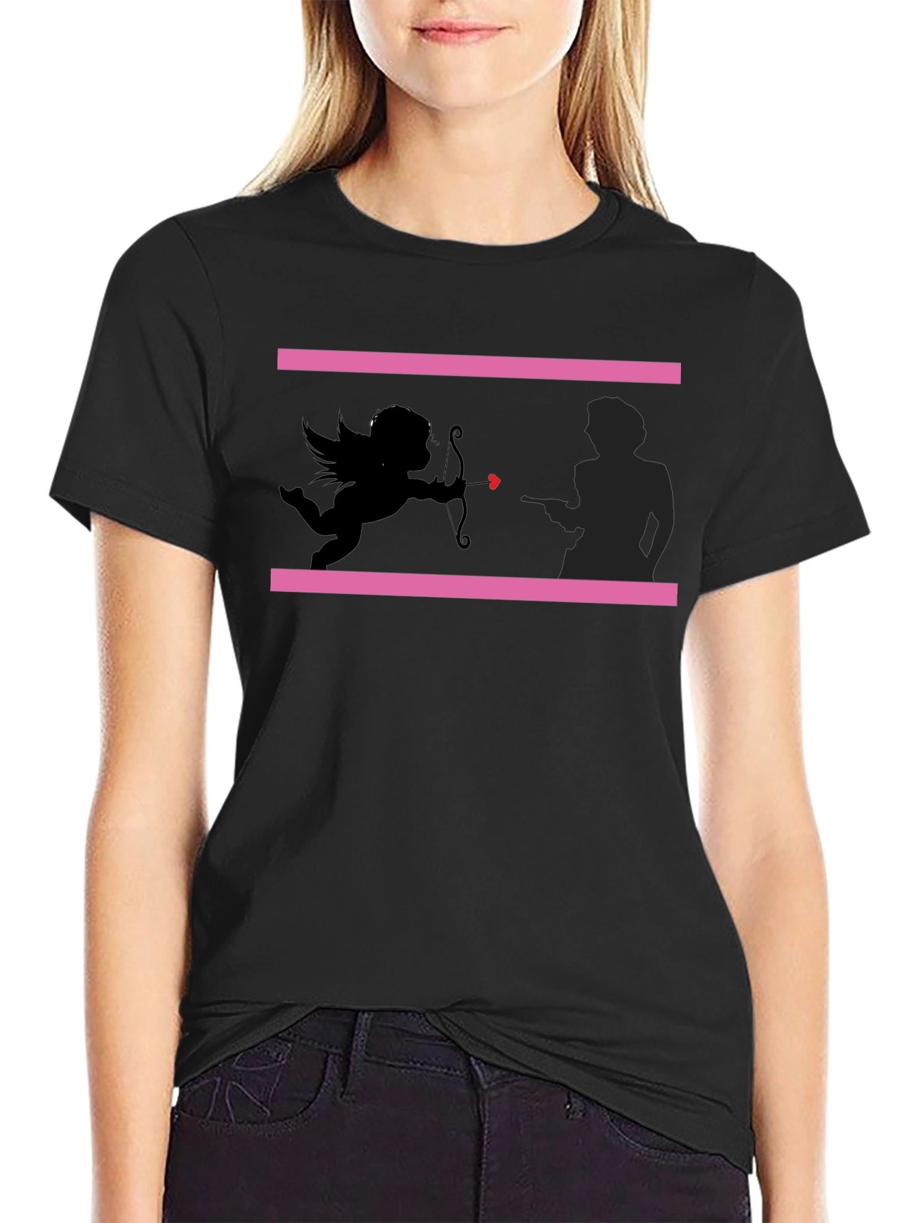 Cupid & Gangster Valentine T-Shirt