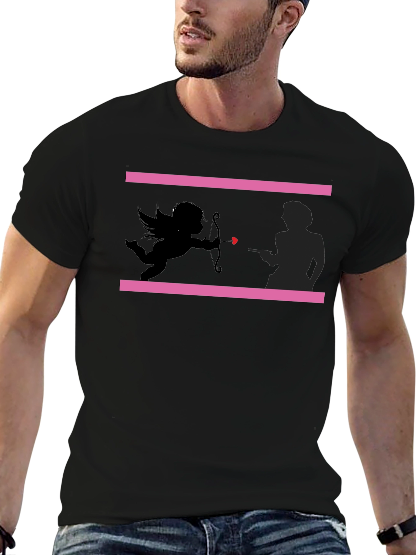 Cupid & Gangster Valentine T-Shirt