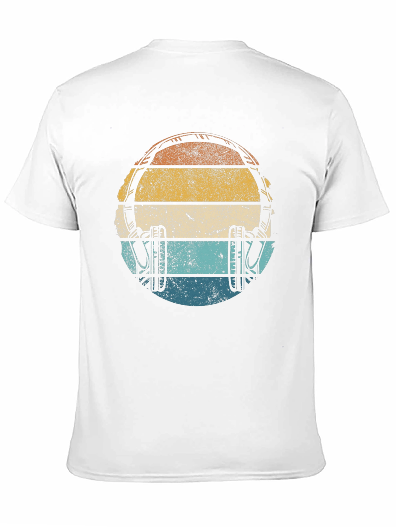 Retro Sunset Headphones Graphic Tee