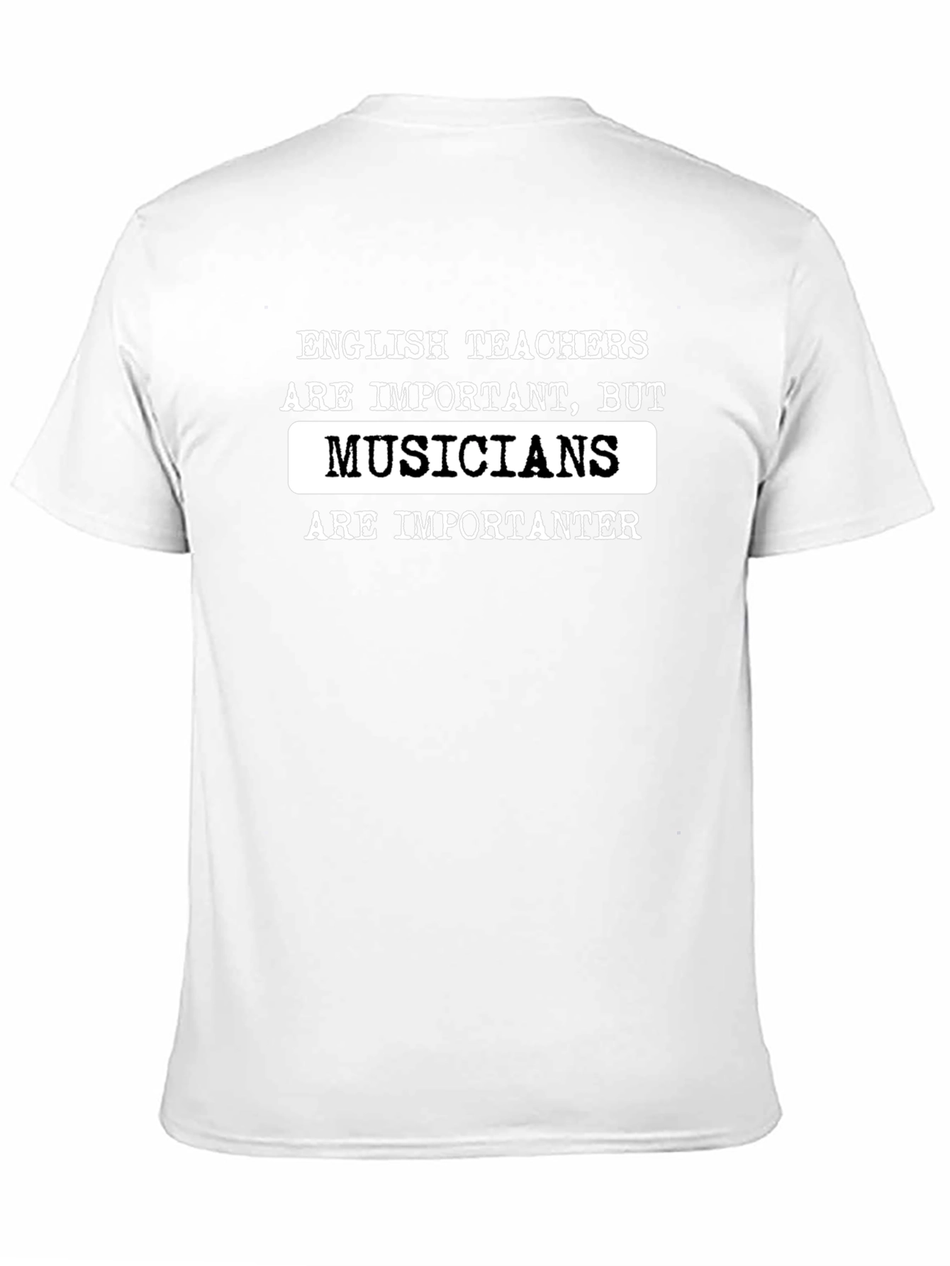 Funny Musician T-Shirt: English Teachers vs Musicians