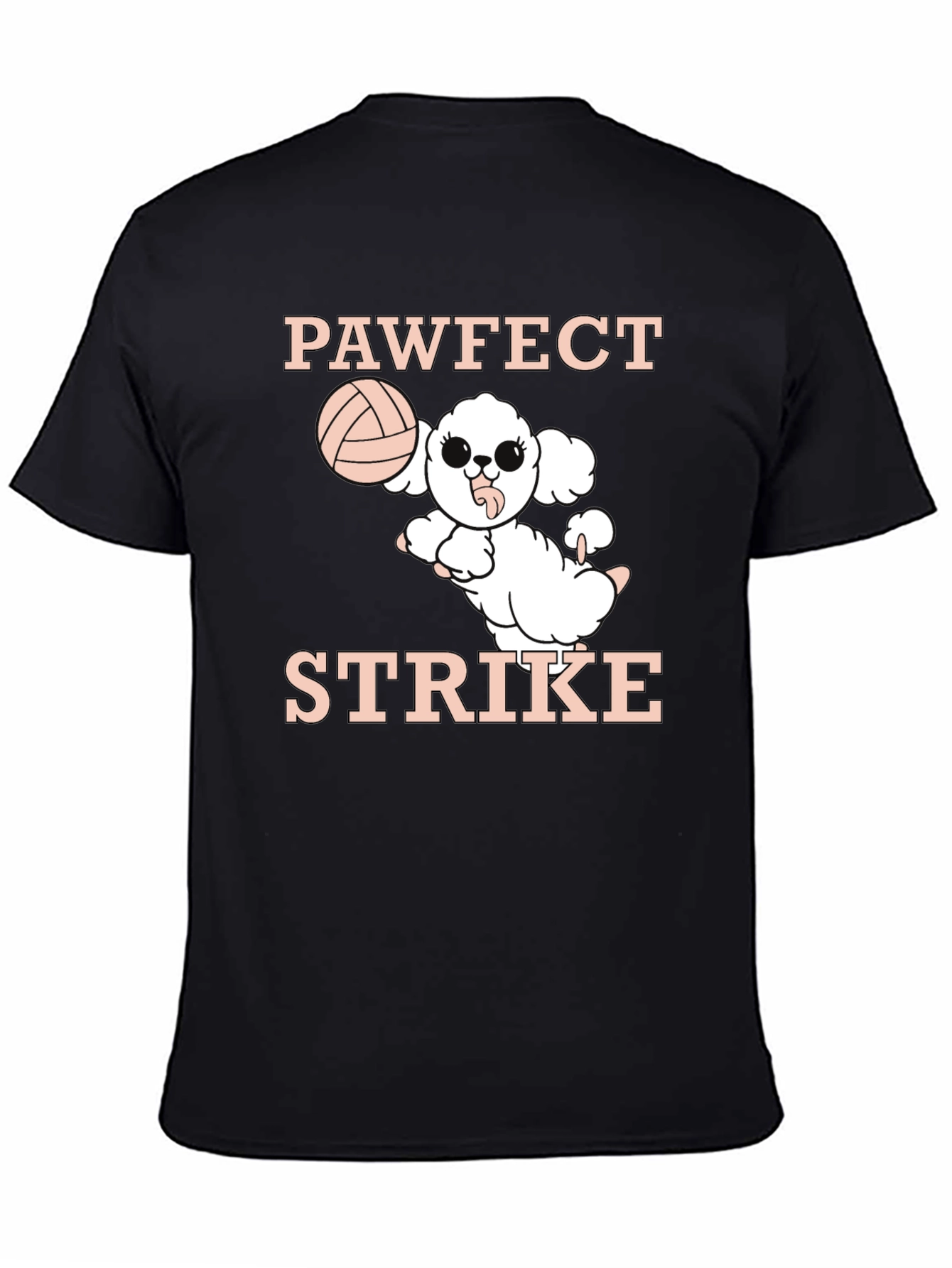 Pawfect Strike Volleyball T-Shirt