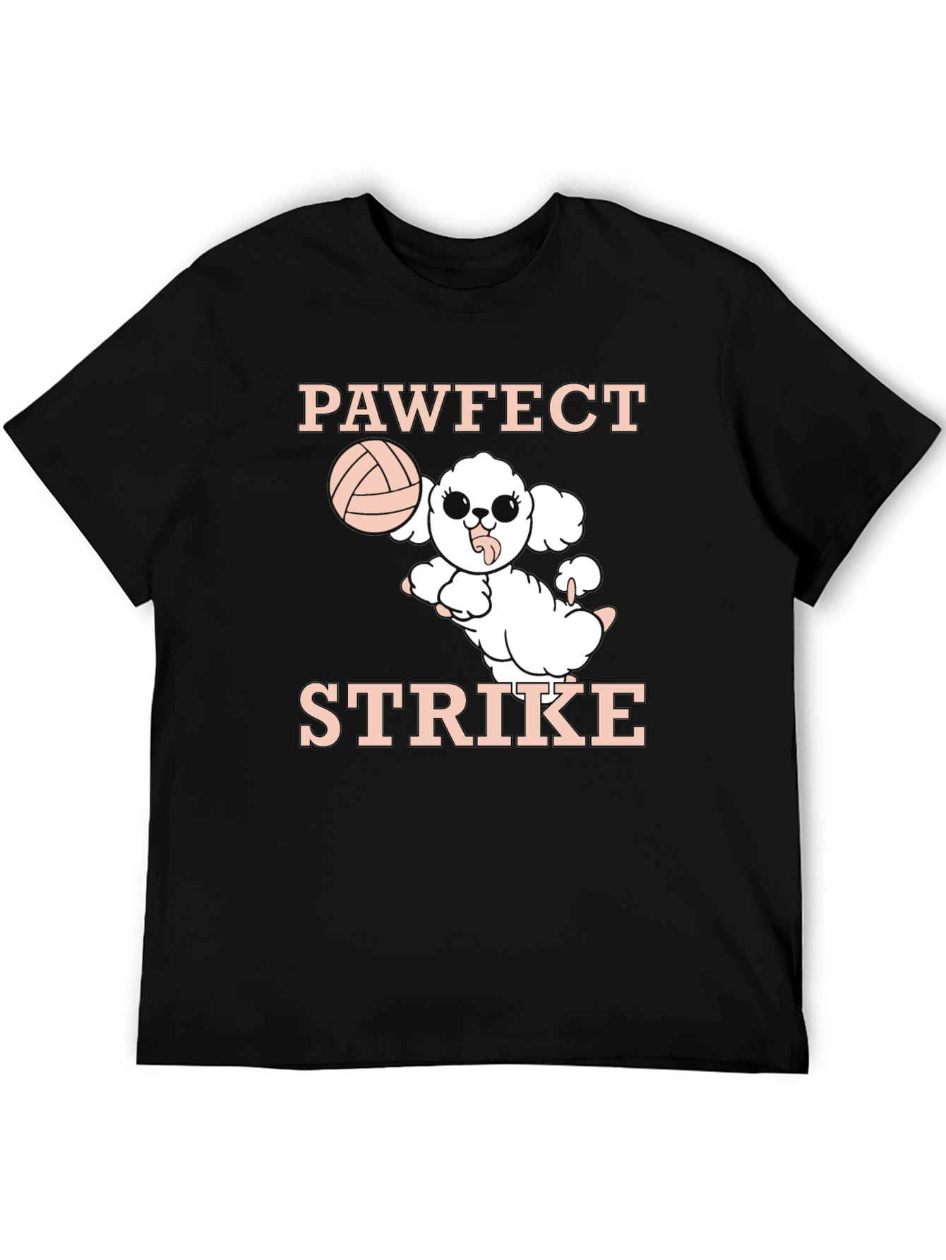 Pawfect Strike Volleyball T-Shirt