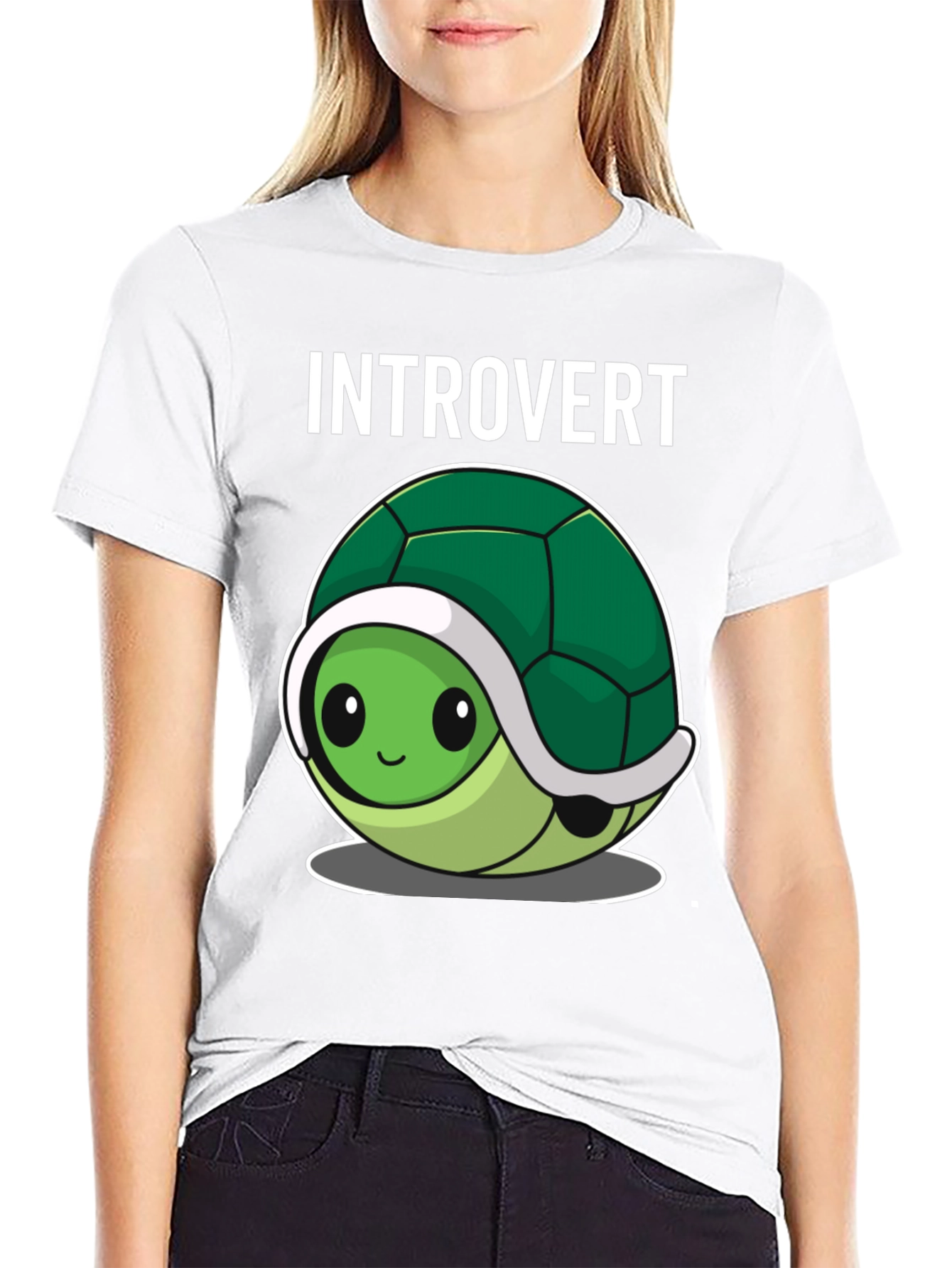 Introvert Turtle Tee - Cute & Comfy