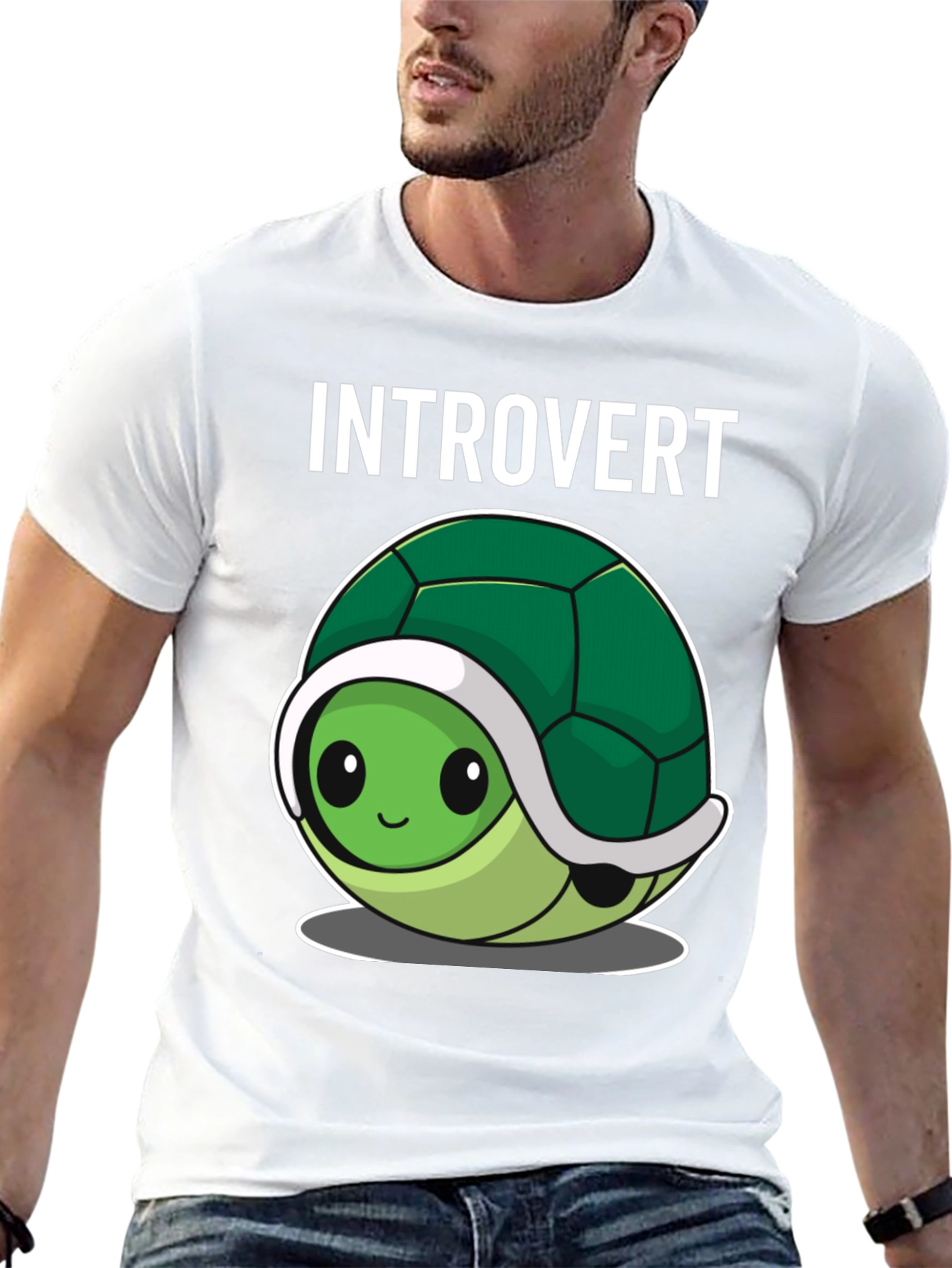 Introvert Turtle Tee - Cute & Comfy