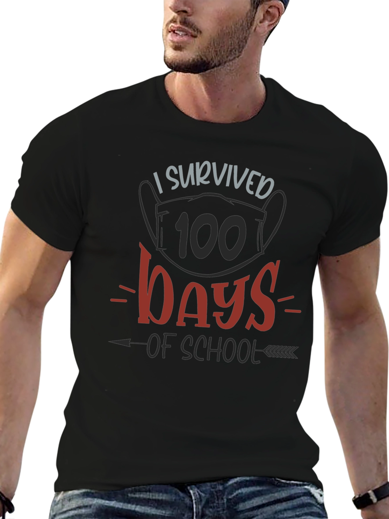 I Survived 100 Days of School T-Shirt