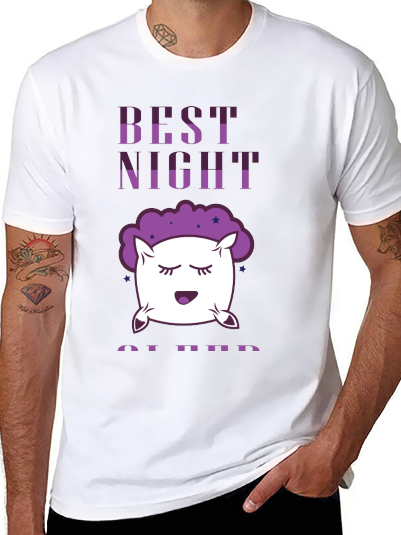 Best Night Sleep Pillow Graphic T-Shirt