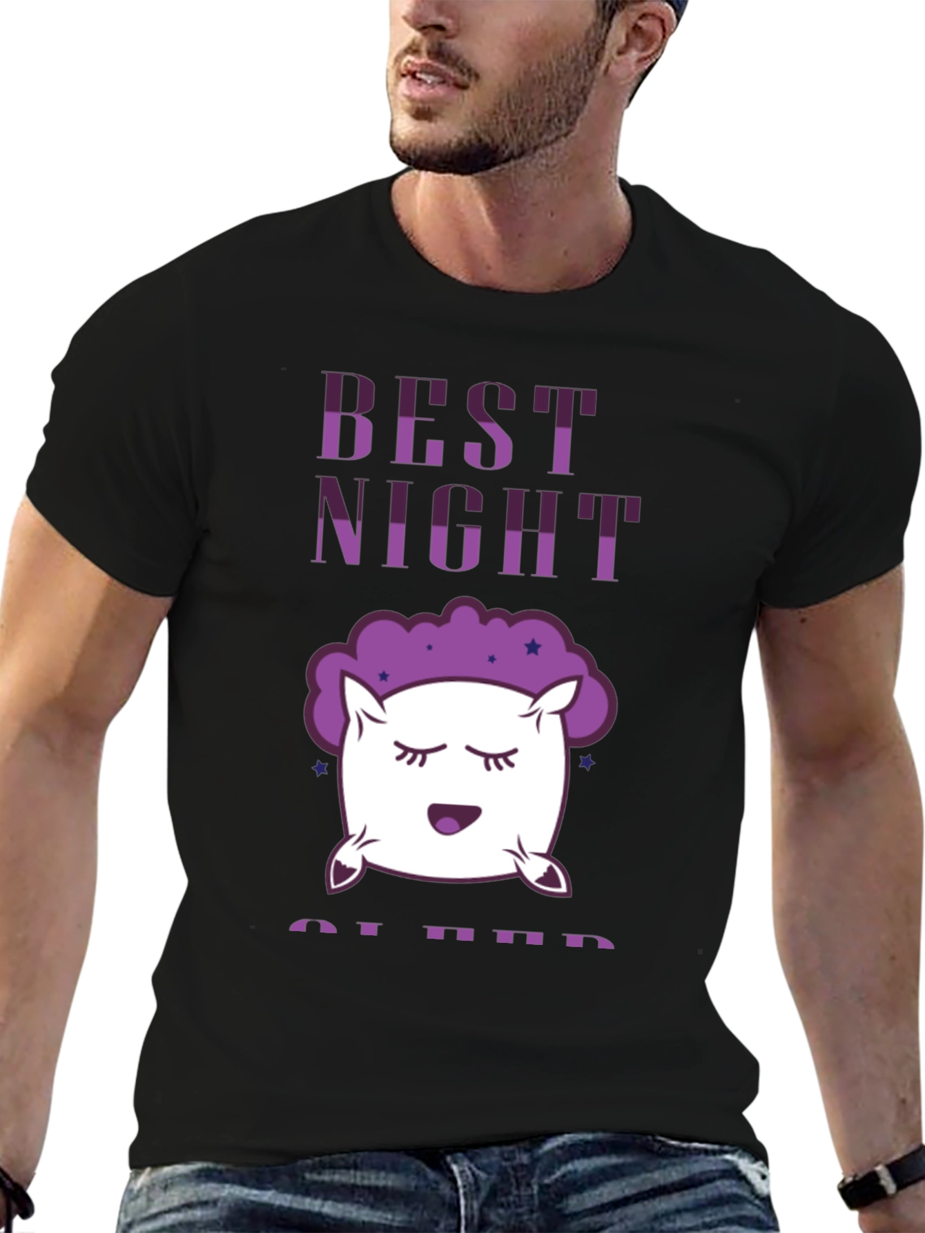 Best Night Sleep Pillow Graphic T-Shirt
