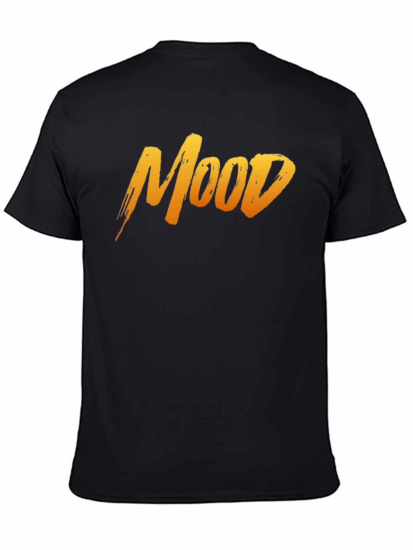 Mood Graphic Tee - Casual Style Black T-Shirt