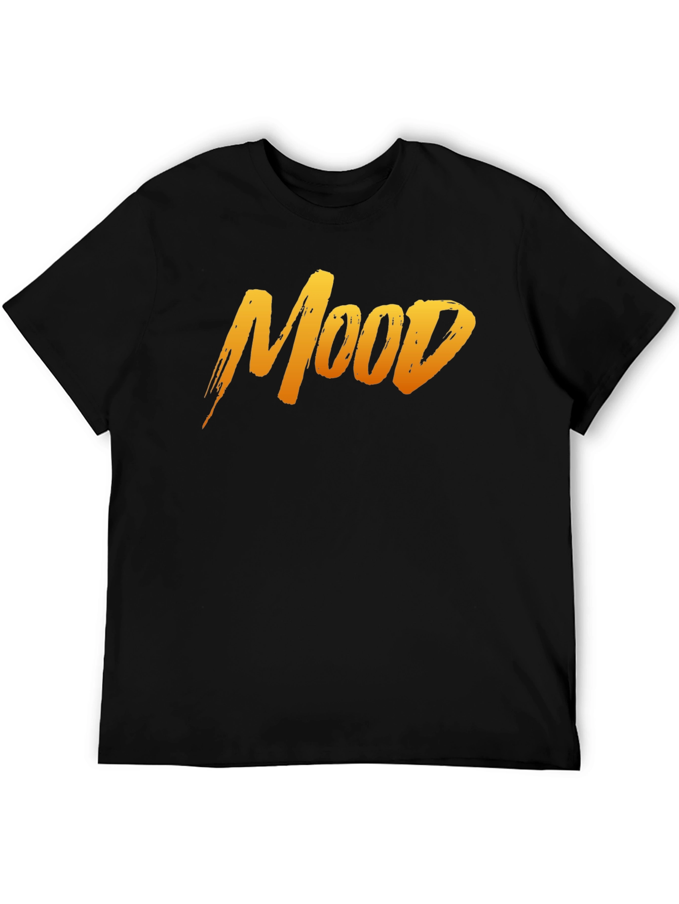 Mood Graphic Tee - Casual Style Black T-Shirt