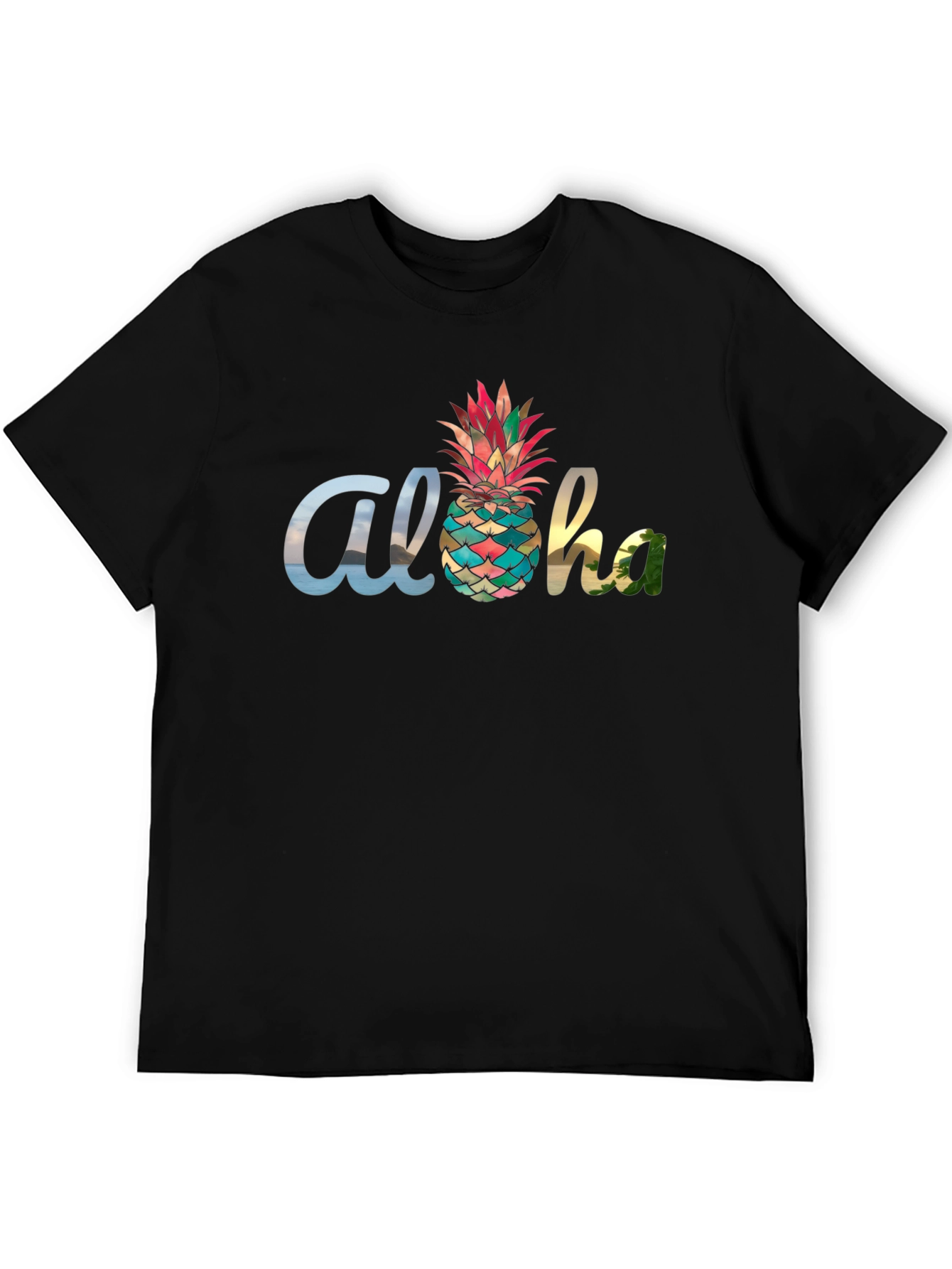 Aloha Pineapple Graphic Tee - Tropical Summer Vibes