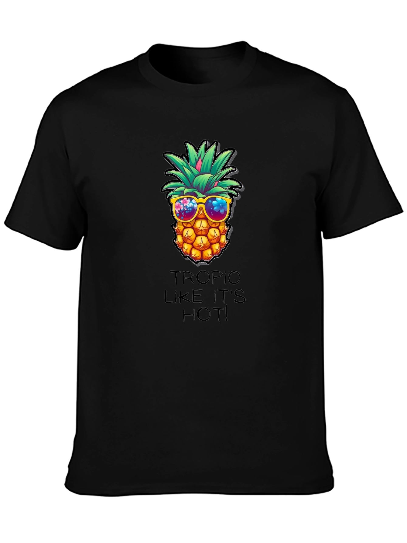 Tropic Like Its Hot Pineapple Graphic Tee