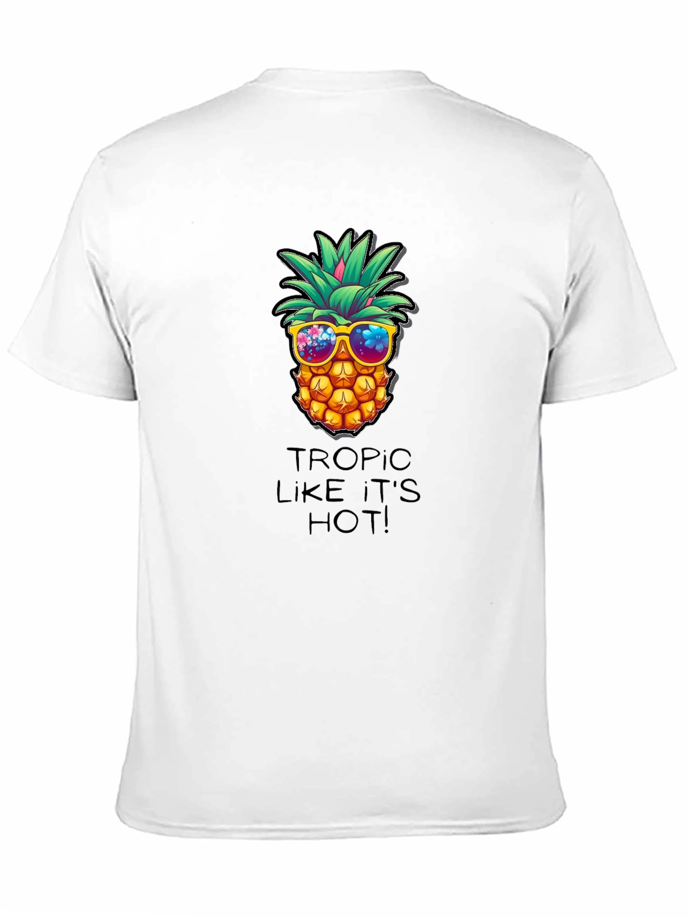 Tropic Like Its Hot Pineapple Graphic Tee