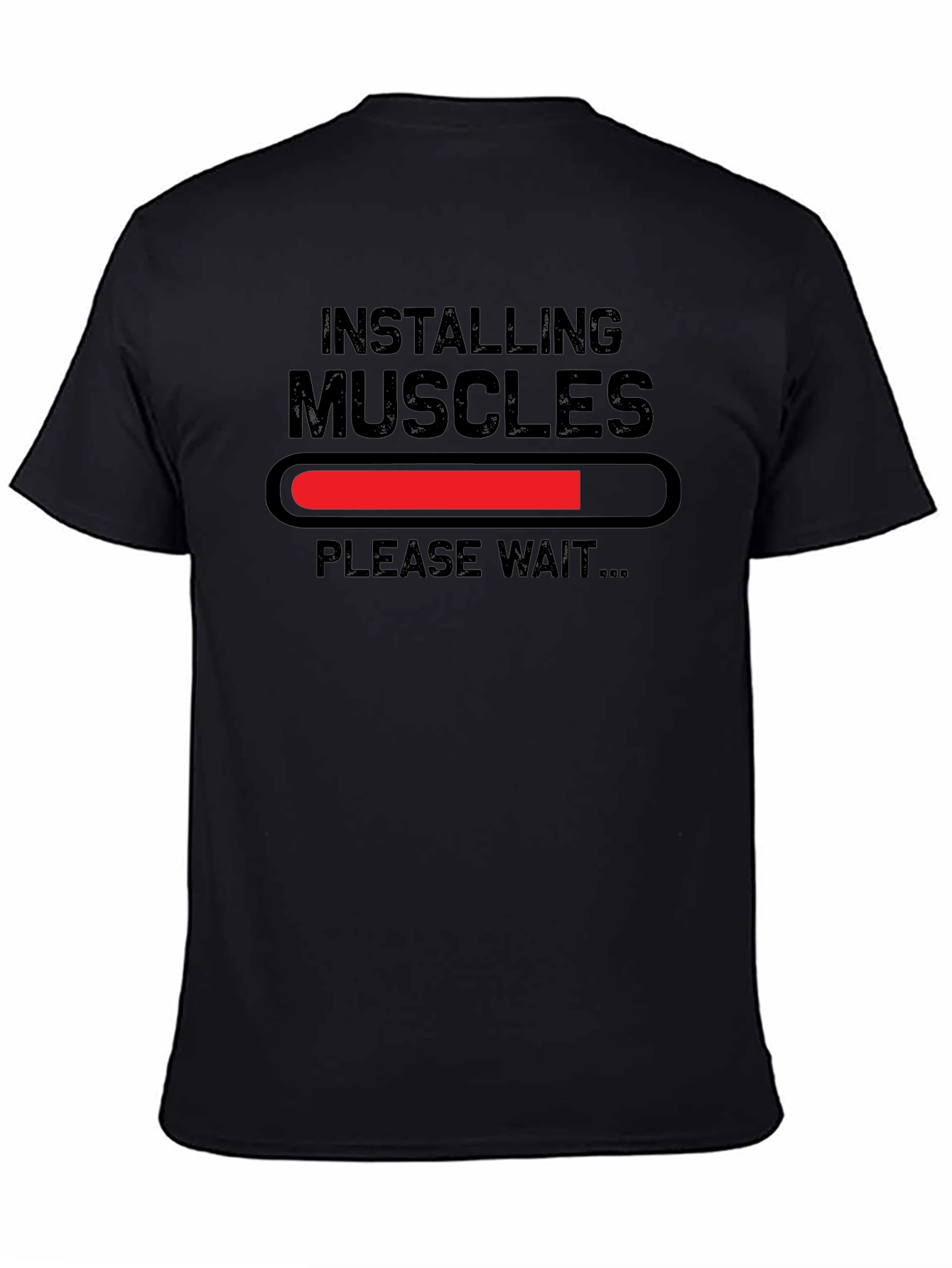 Installing Muscles Funny Graphic T-Shirt